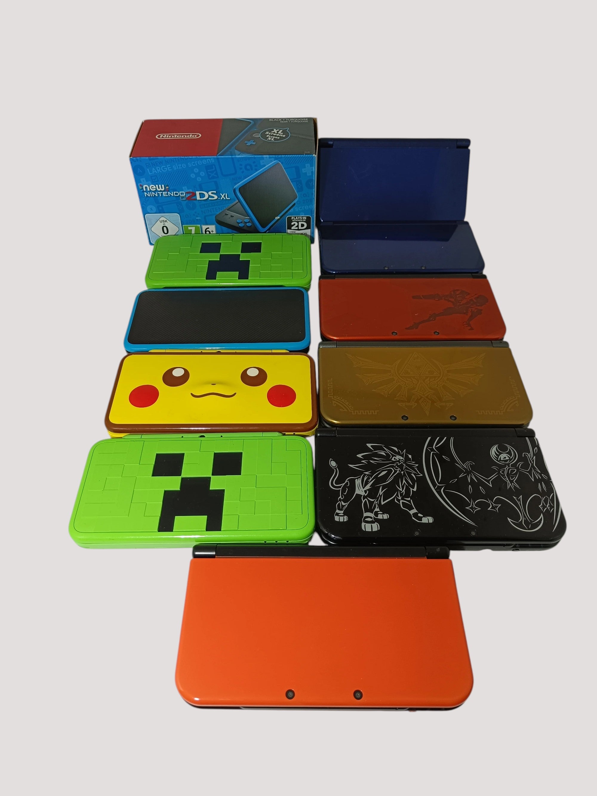 3DS & 2DS XL Kollektion – Weißer Hintergrund