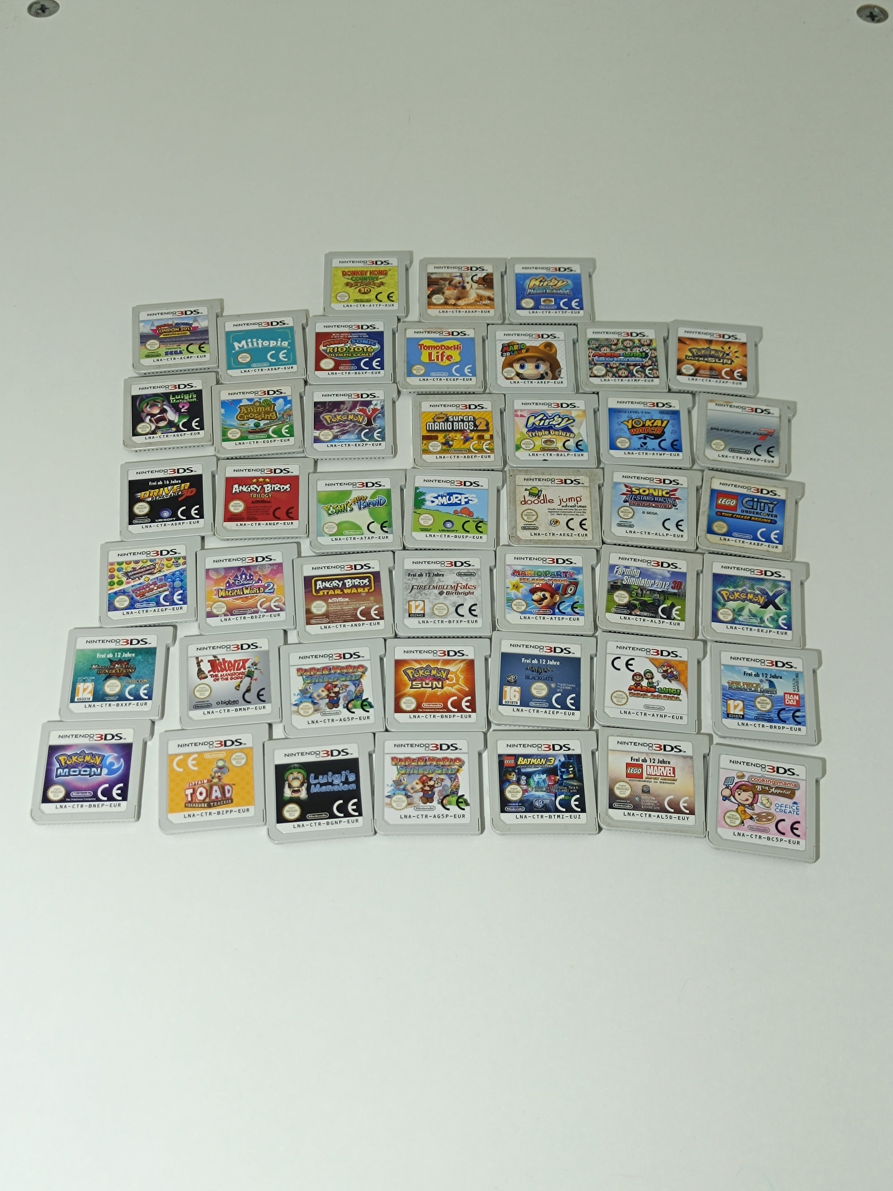 Nintendo 3DS Spiele ohne Verpackung