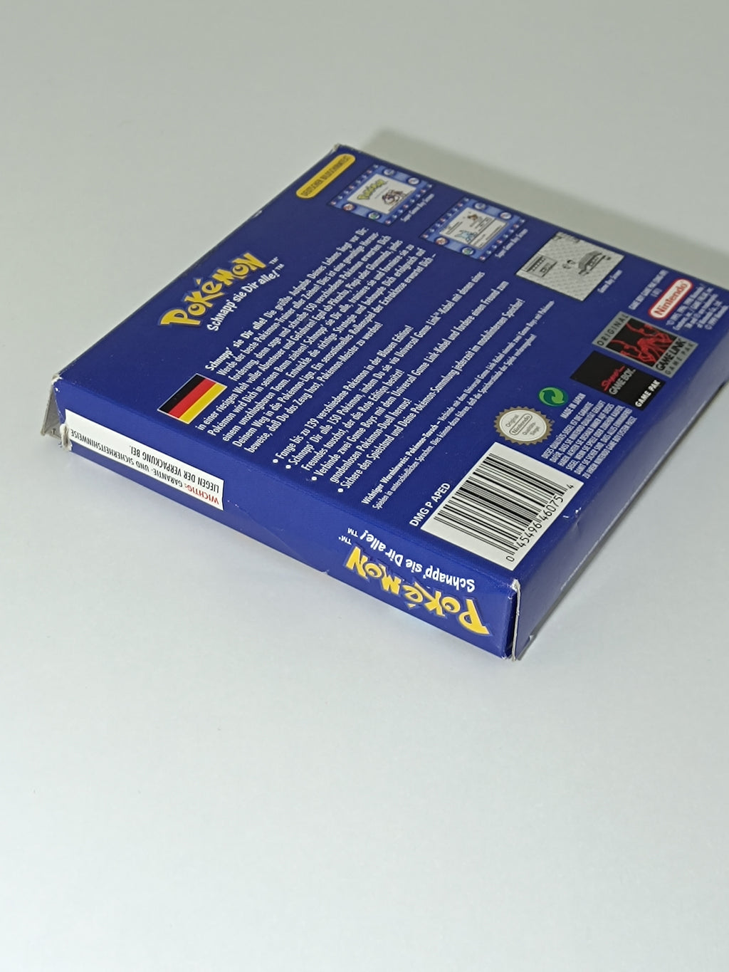 Pokemon Blaue Edition Game Boy - inkl. Verpackung