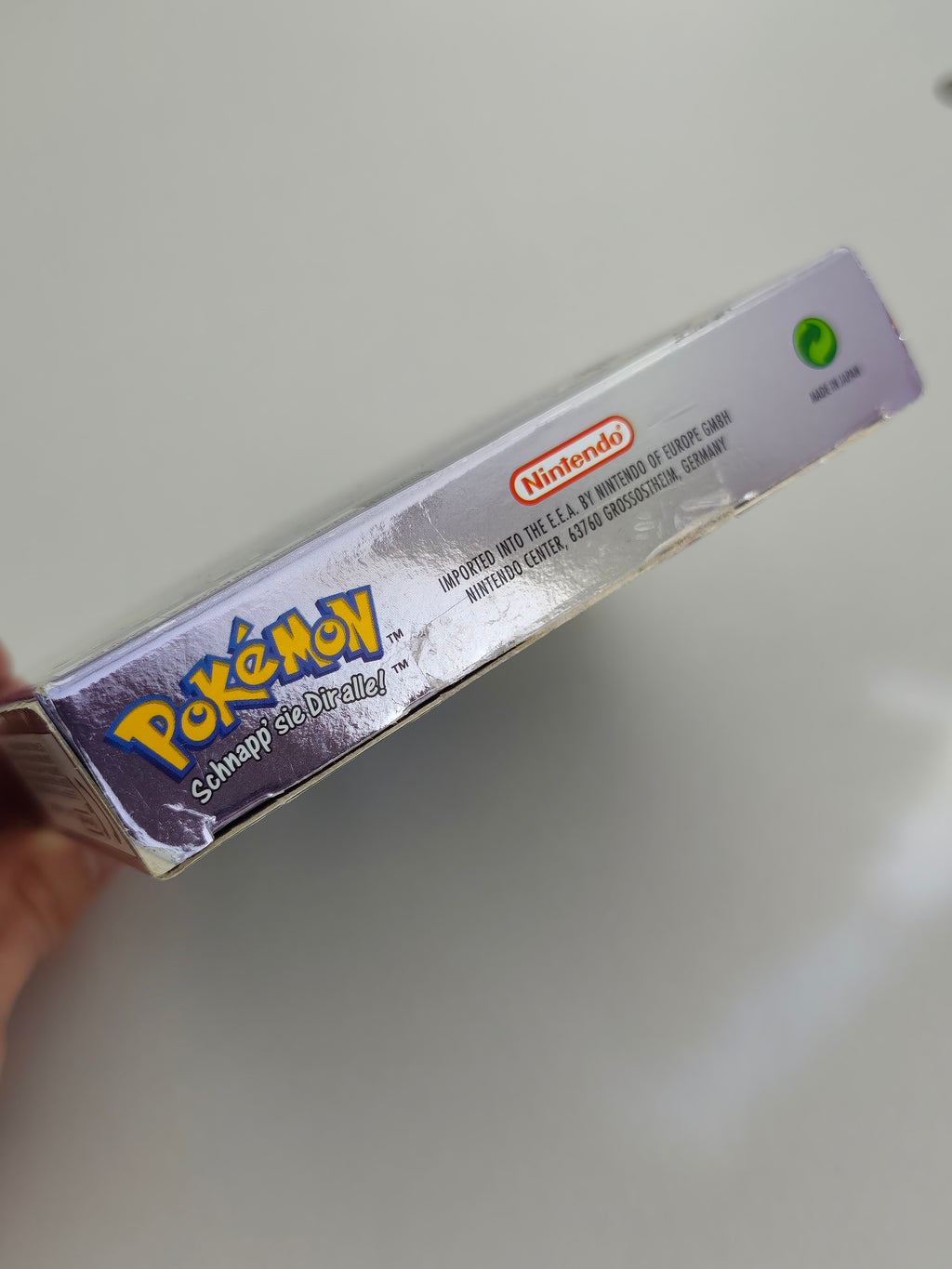 Pokemon Kristall Edition - Leerhülle mit Anleitung