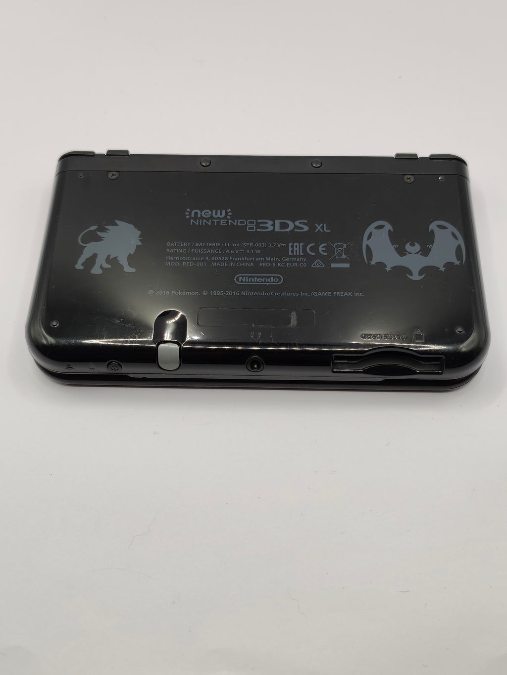 New Nintendo 3DS XL - Pokemon Solgaleo Lunala Black Edition