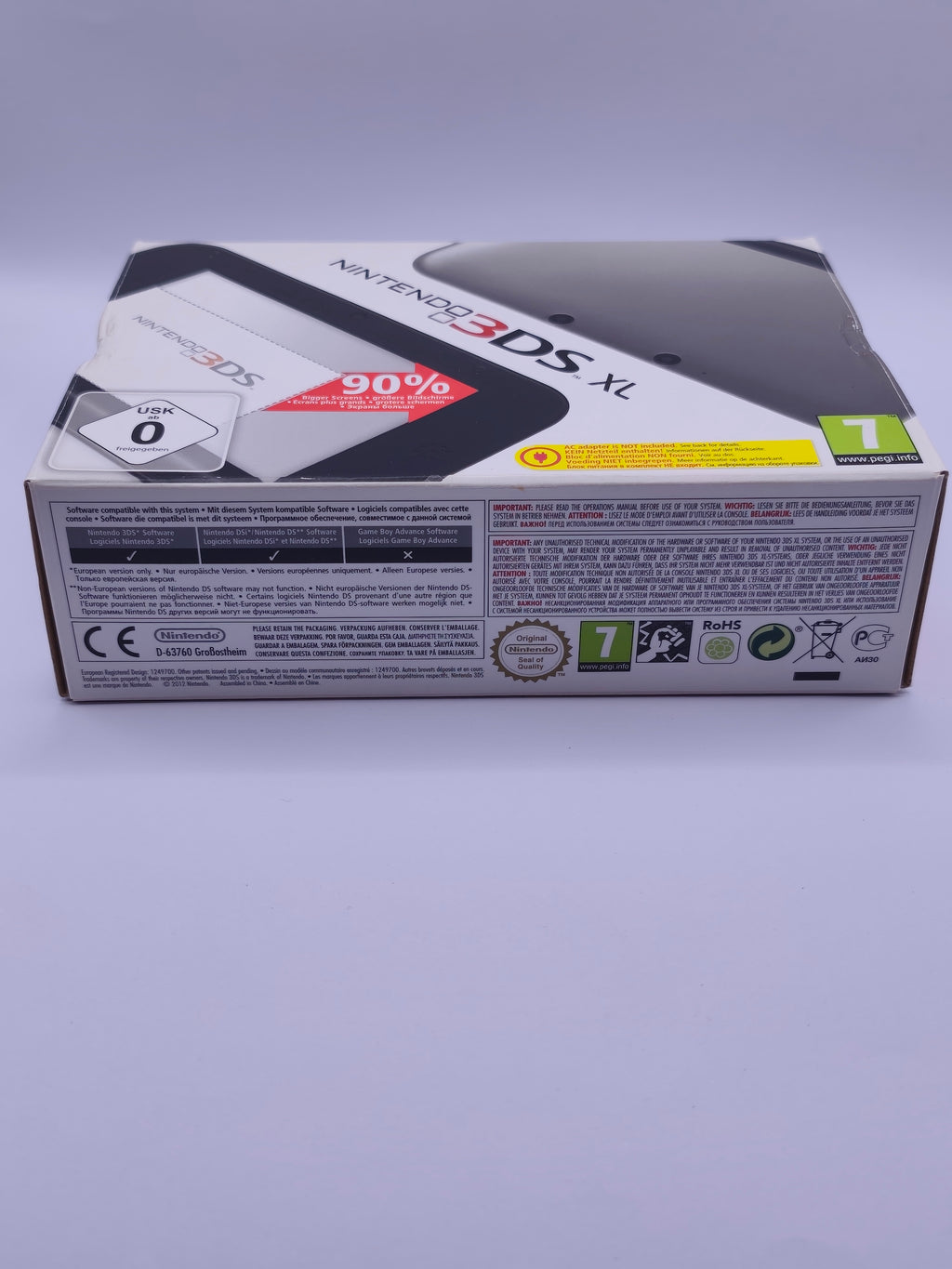 Nintendo 3DS XL - grau - Leerhülle (ohne Konsole)