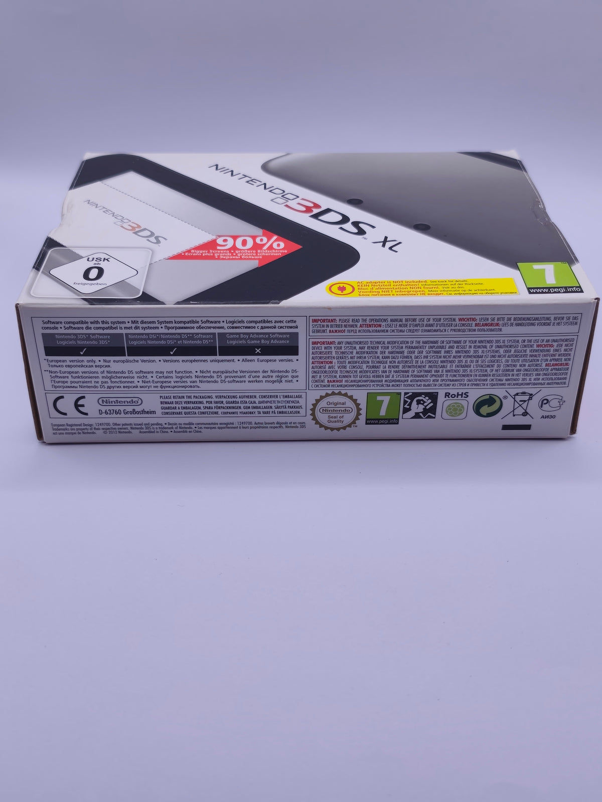 Nintendo 3DS XL - grau - Leerhülle (ohne Konsole)