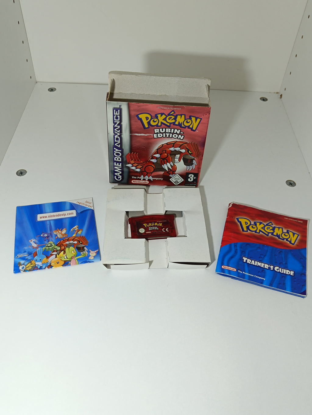 Pokemon Rubin Edition GBA - inkl. Verpackung, Anleitung & VIP Code