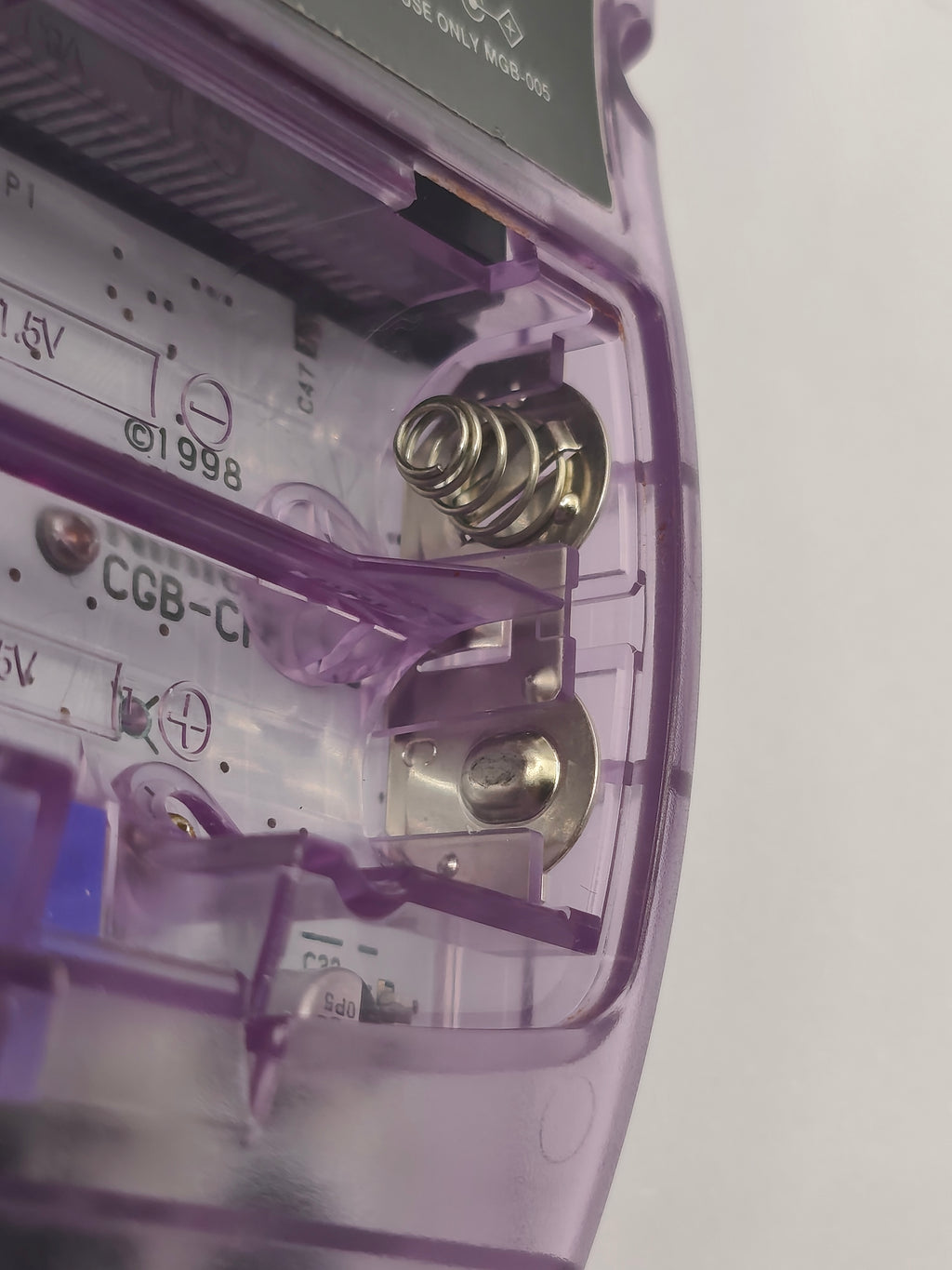 Game Boy Color- Transparent Purple | Defekt