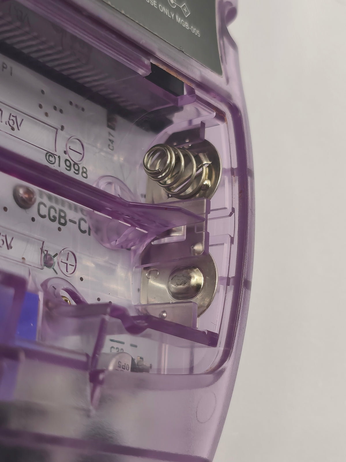 Game Boy Color- Transparent Purple | Defekt
