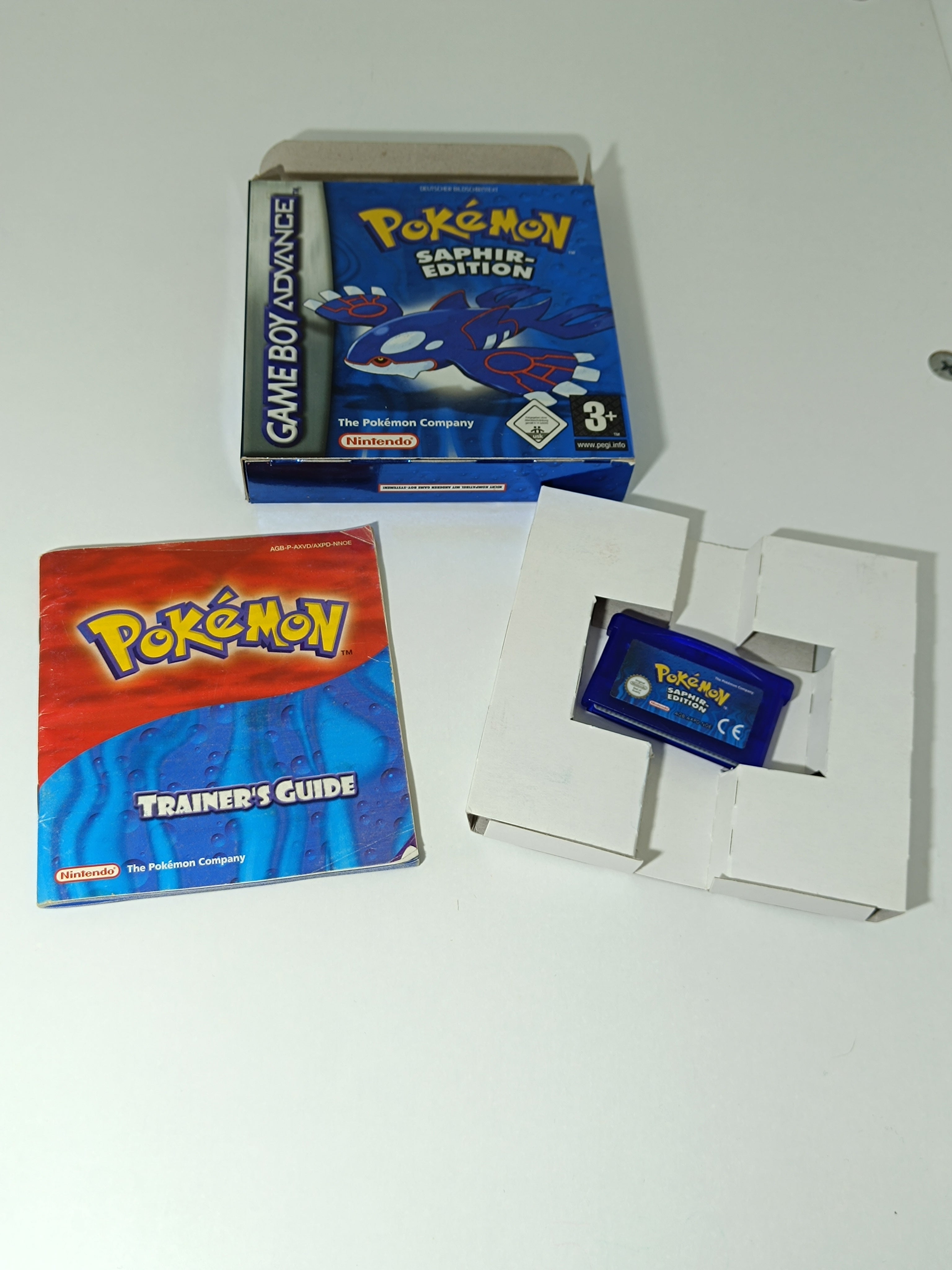 Pokemon Saphir Edition GBA - inkl. Verpackung, Anleitung & Inlay