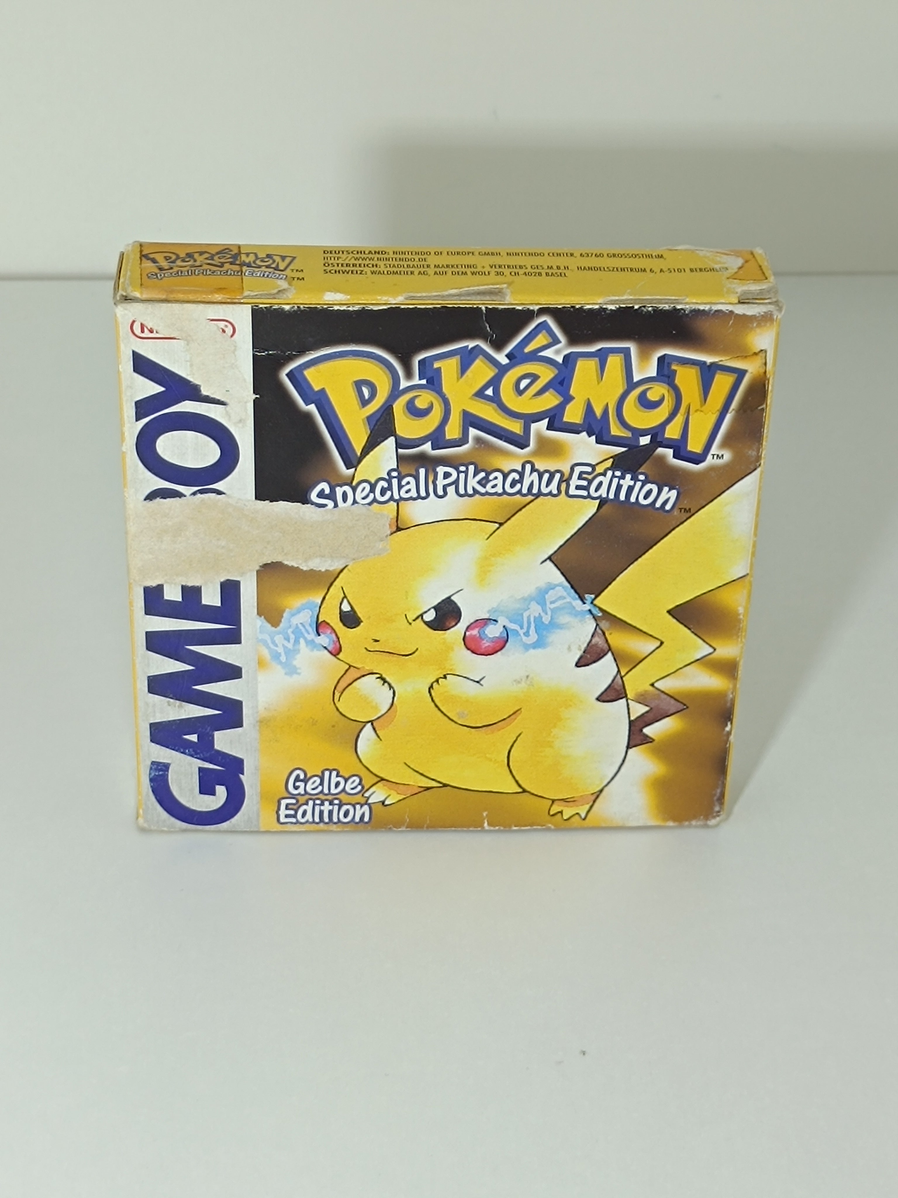 Pokemon Gelbe Edition Game Boy - inkl. Verpackung, Inlay & Anleitung