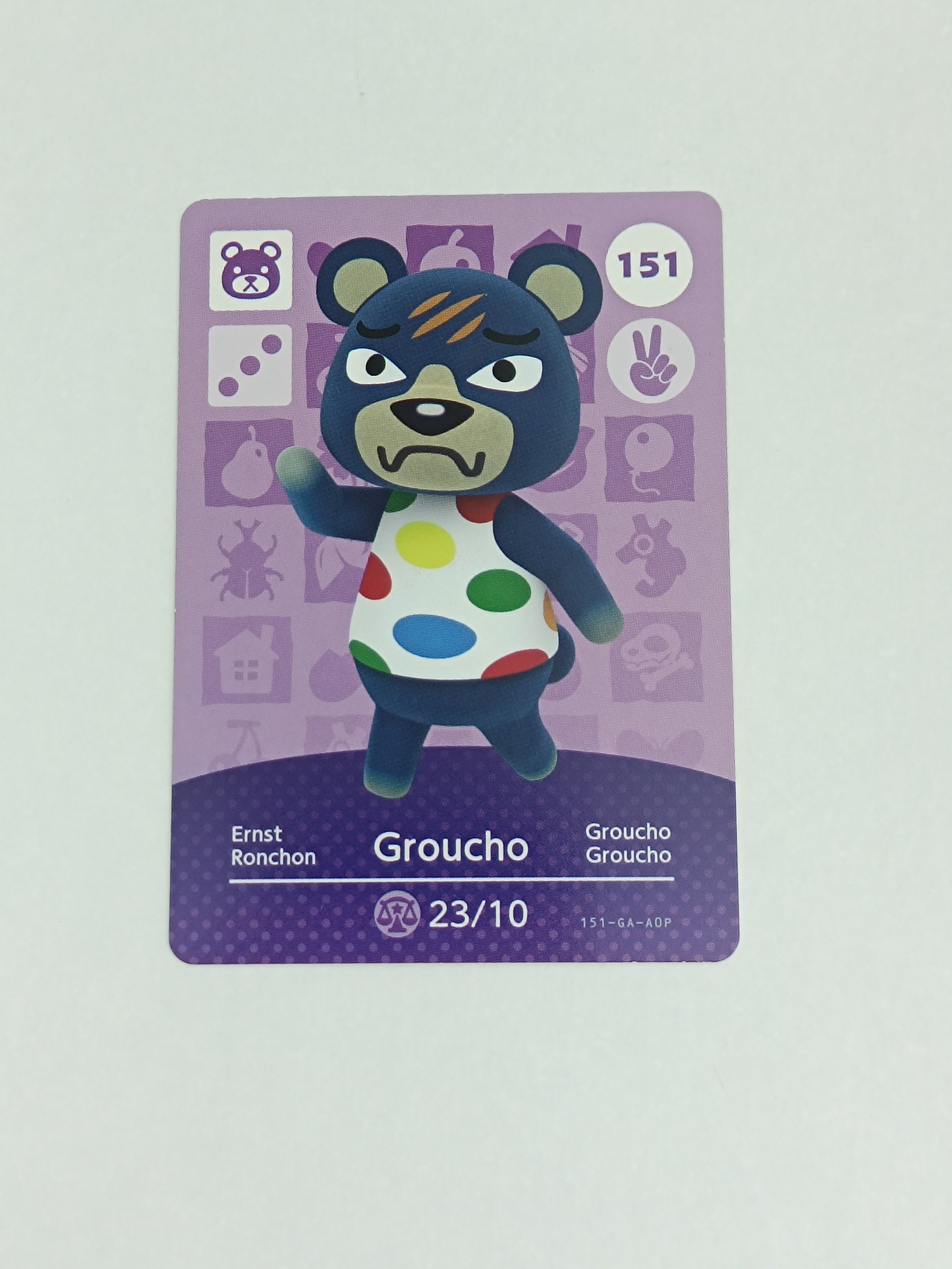 Amiibo Karte | 151 - Groucho