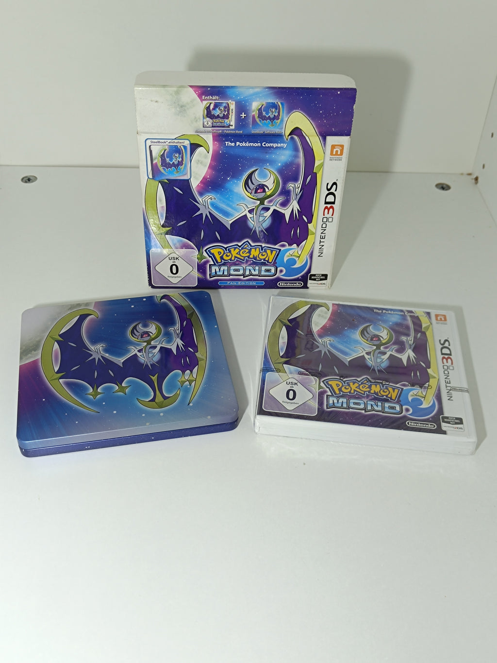 Pokemon Mond Sealed + Karton & Steelbook