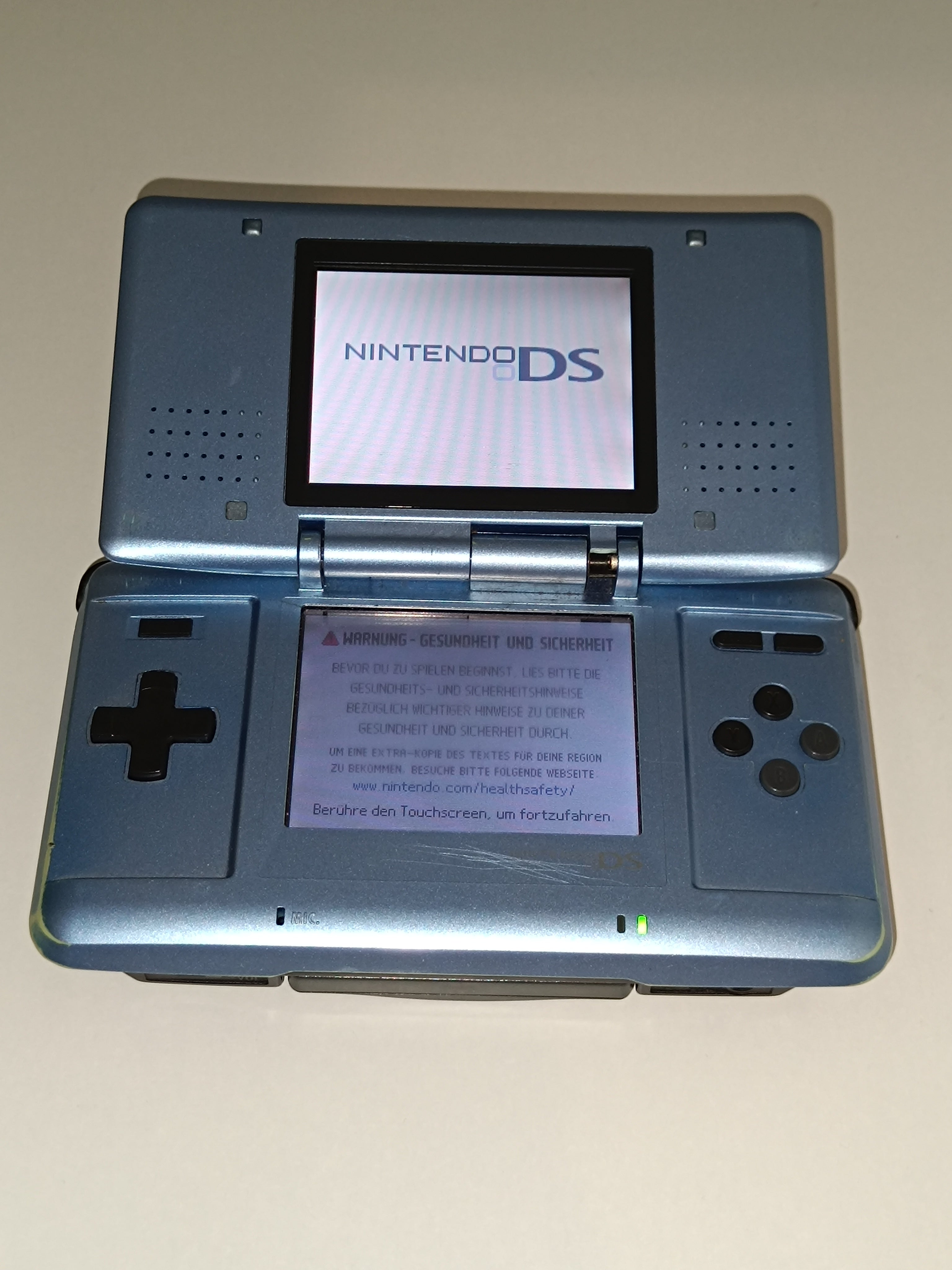 Nintendo DS Konsole - hellblau