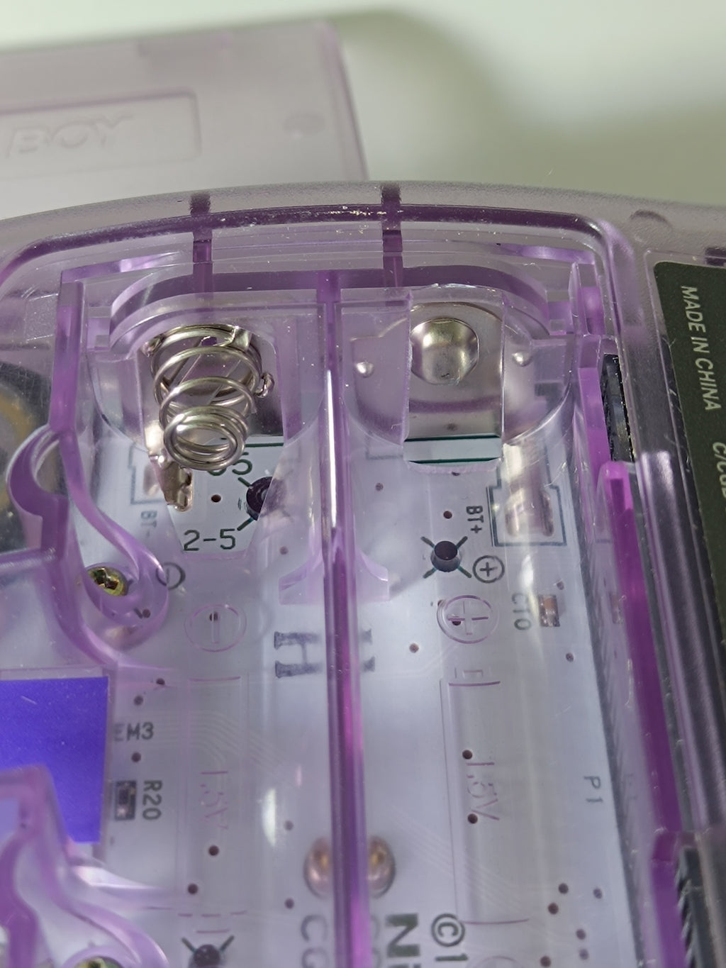 Game Boy Color - Transparent Purple - inkl. OVP