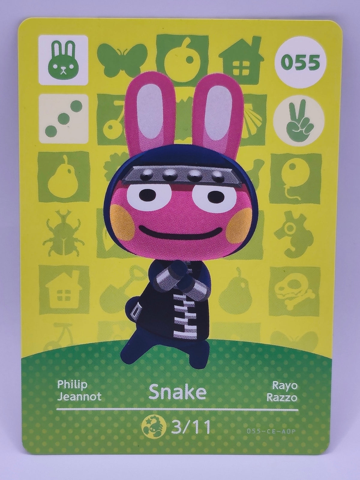 Amiibo Karte | 055 - Snake