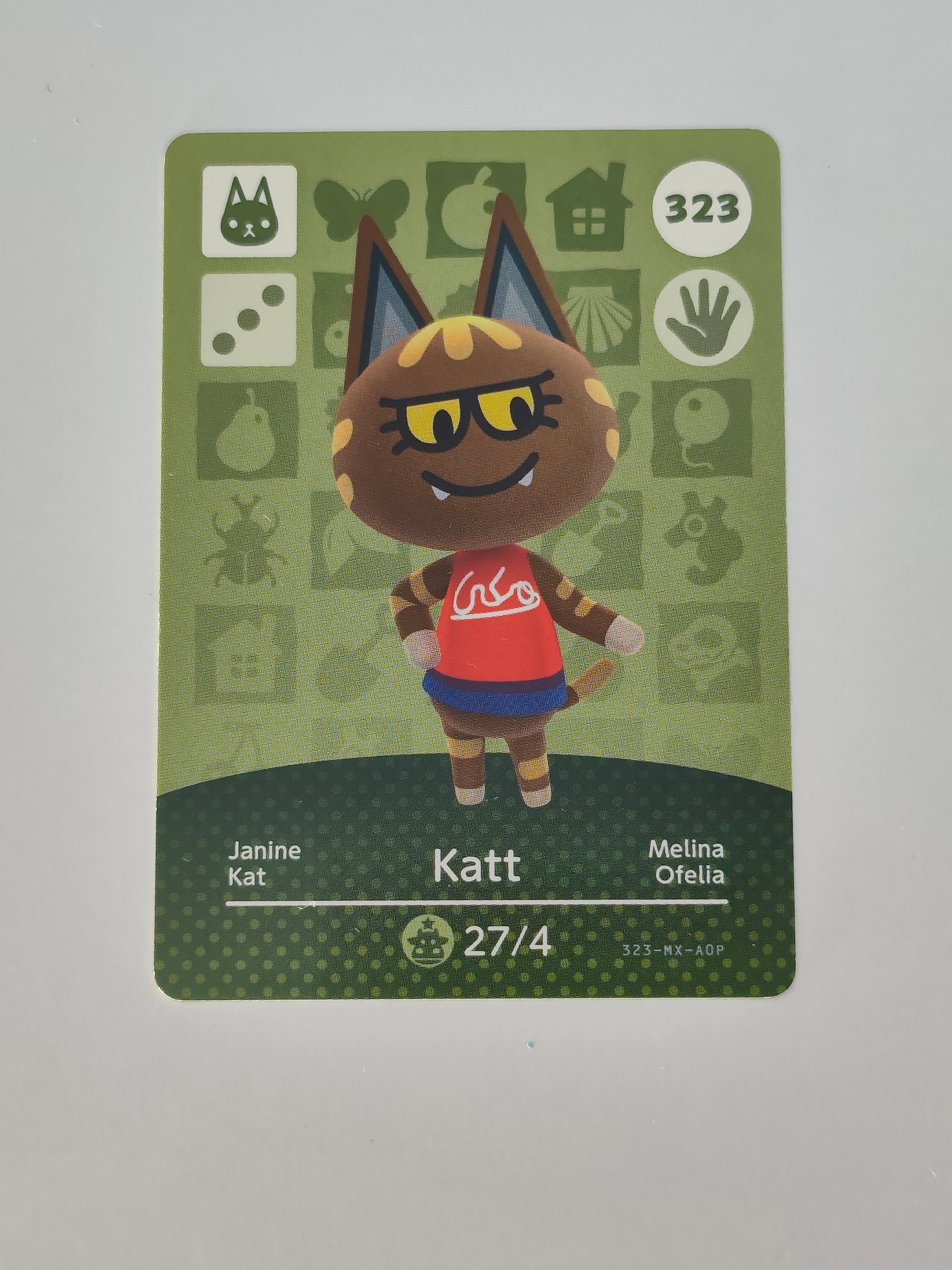 Amiibo Karte | 323 - Katt