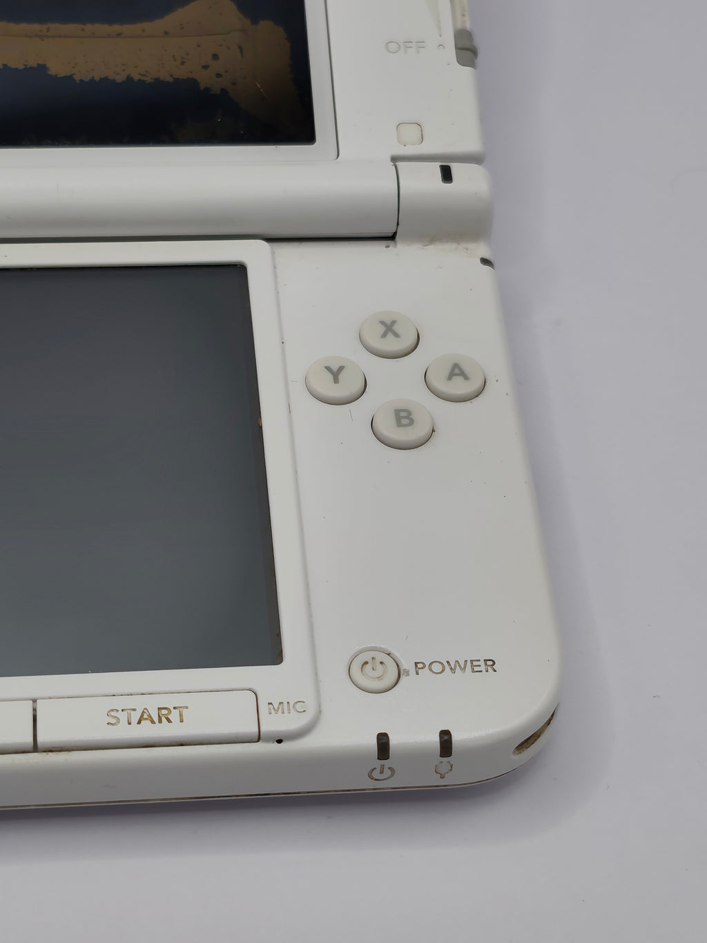 Nintendo 3DS XL - weiß - Bildschirm defekt