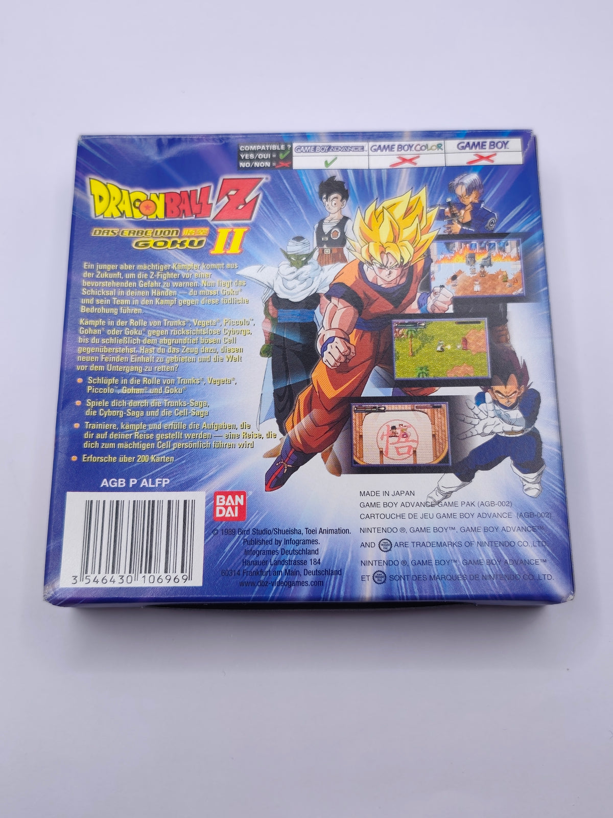 Dragon Ball Z - Das Erbe von Goku 2 + Verpackung