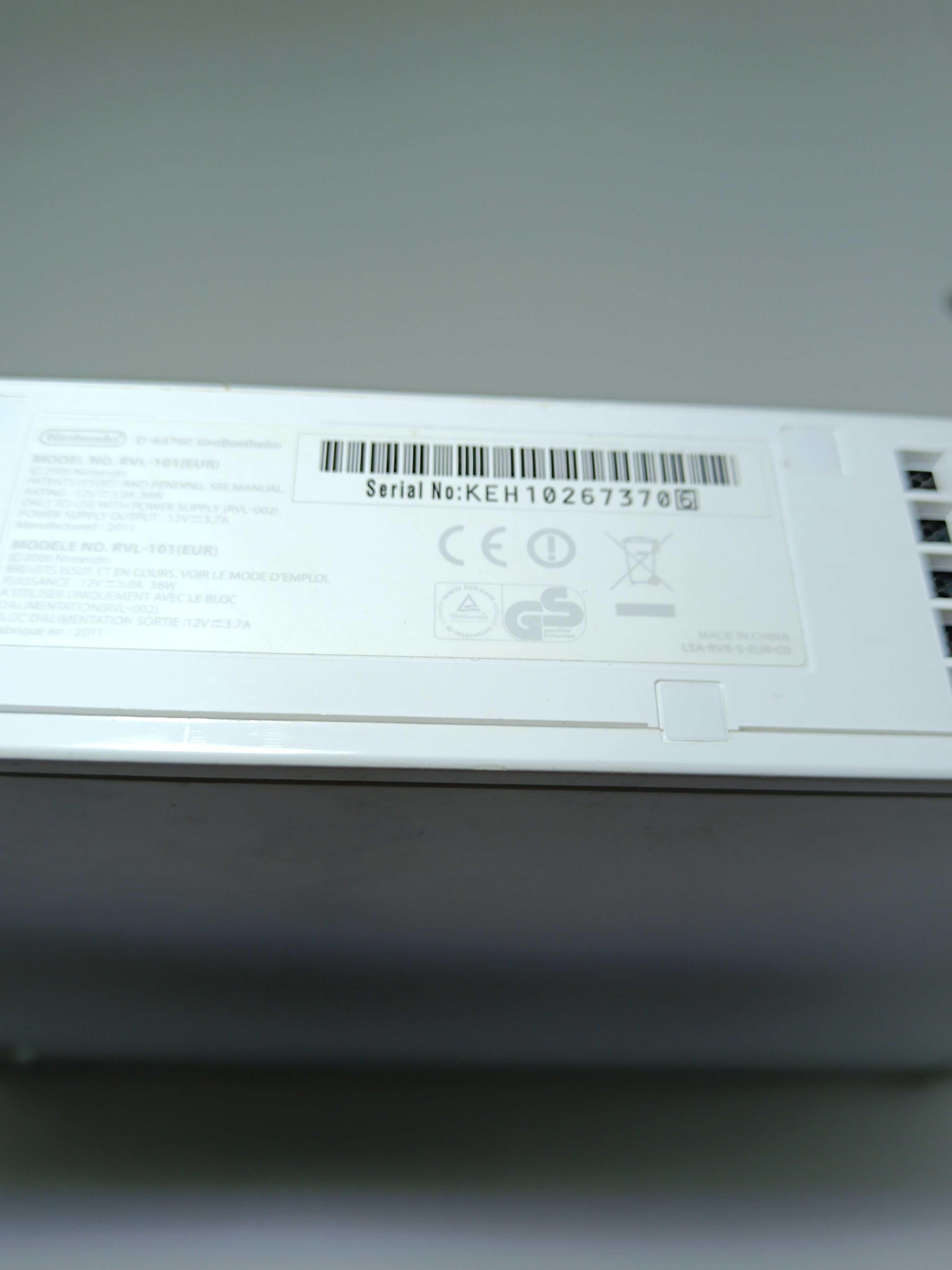 Nintendo Wii Konsole + Verpackung