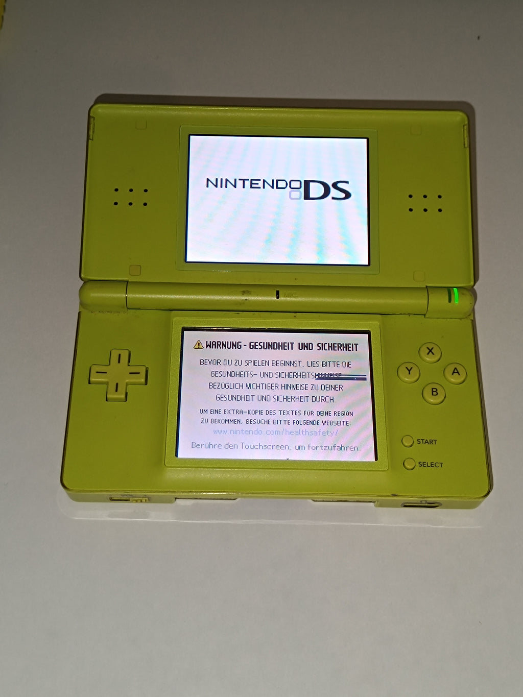 Nintendo DS Lite Konsole - lime / grün