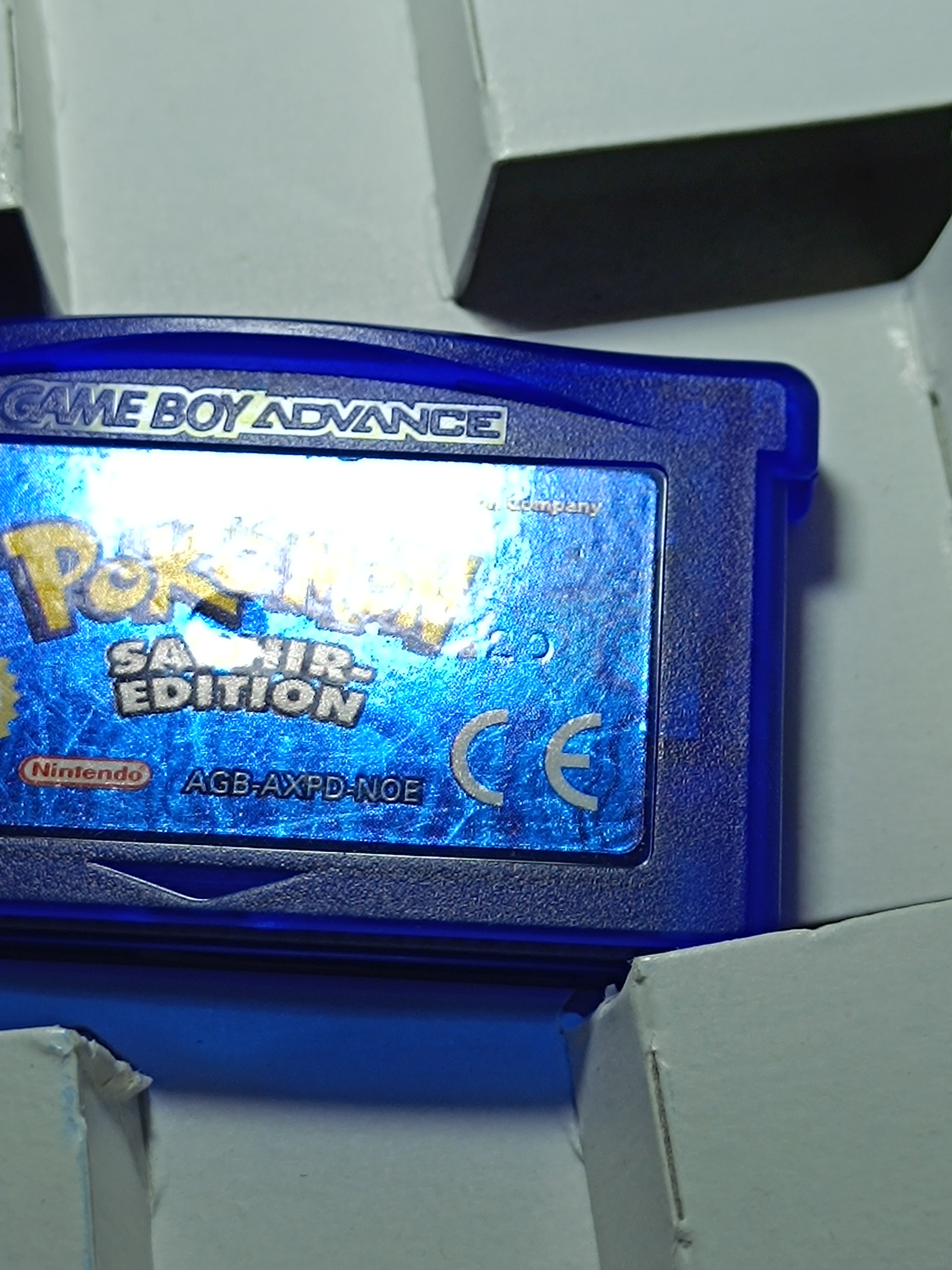 Pokemon Saphir Edition GBA - inkl. Verpackung, Anleitung & Inlay