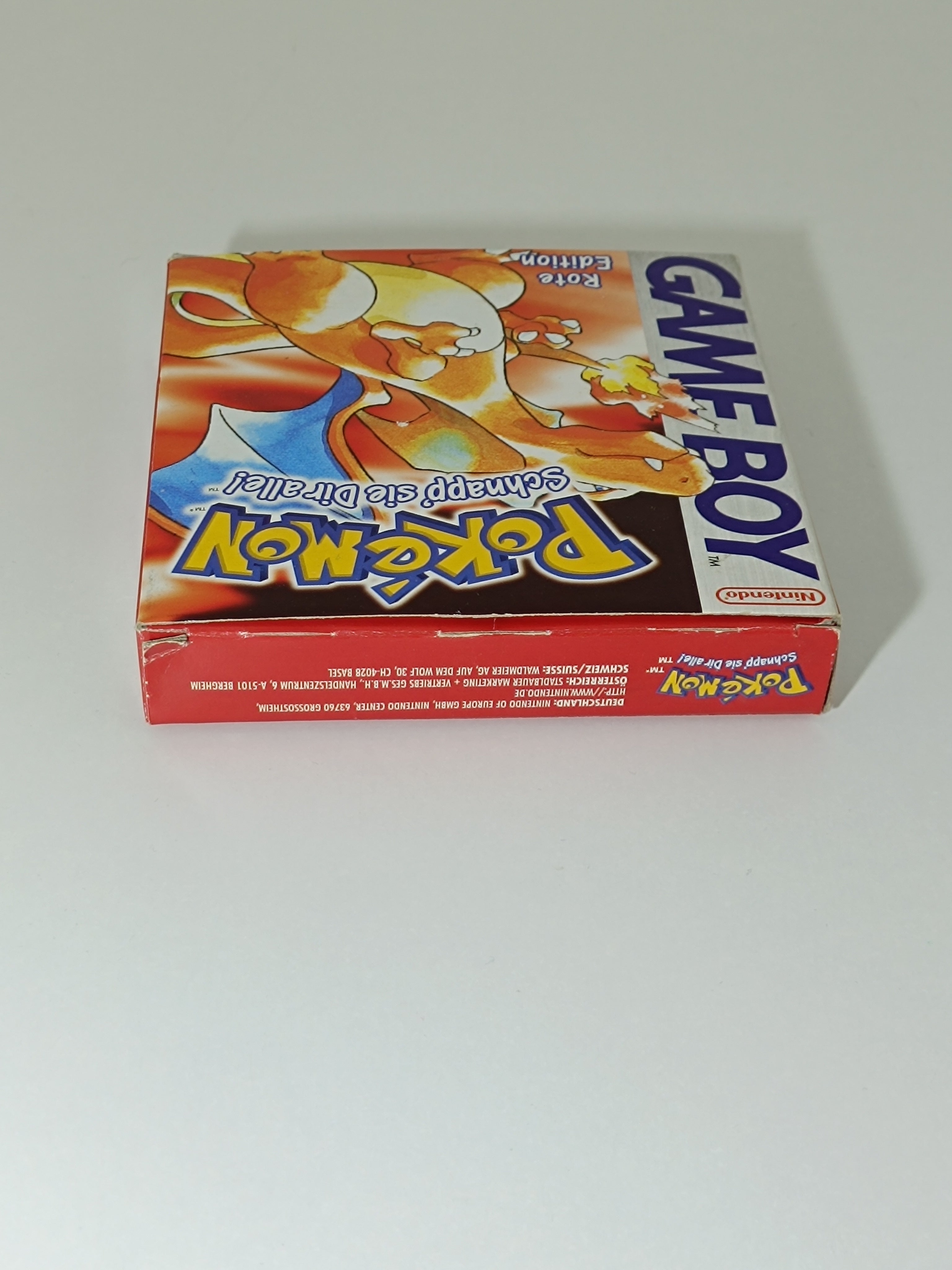 Pokemon Rote Edition Game Boy - Leerhülle ohne Inhalt