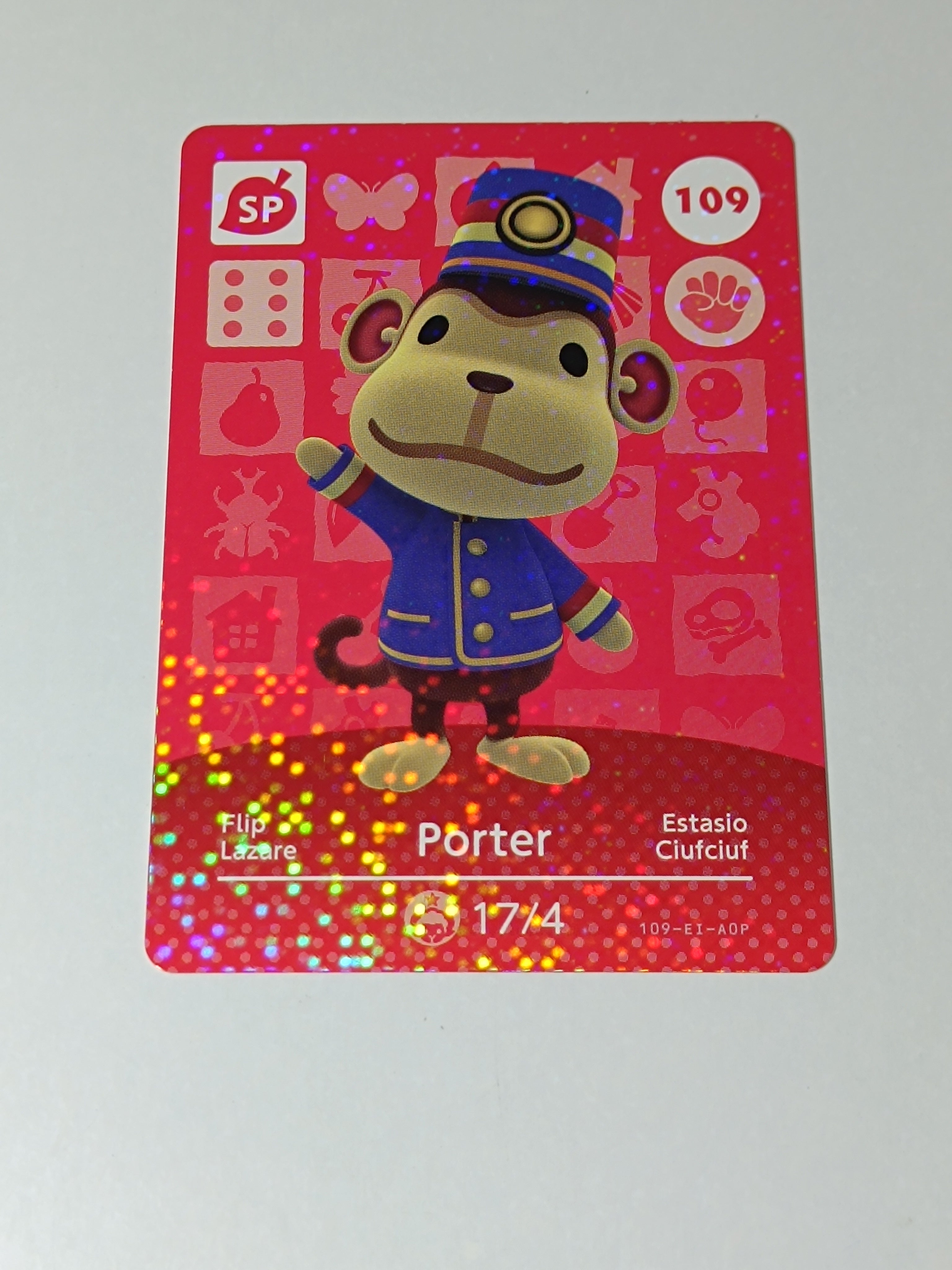 Amiibo Karte | 109 - Porter