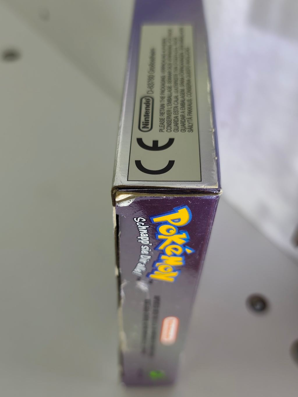 Pokemon Kristall Edition - Leerhülle mit Anleitung