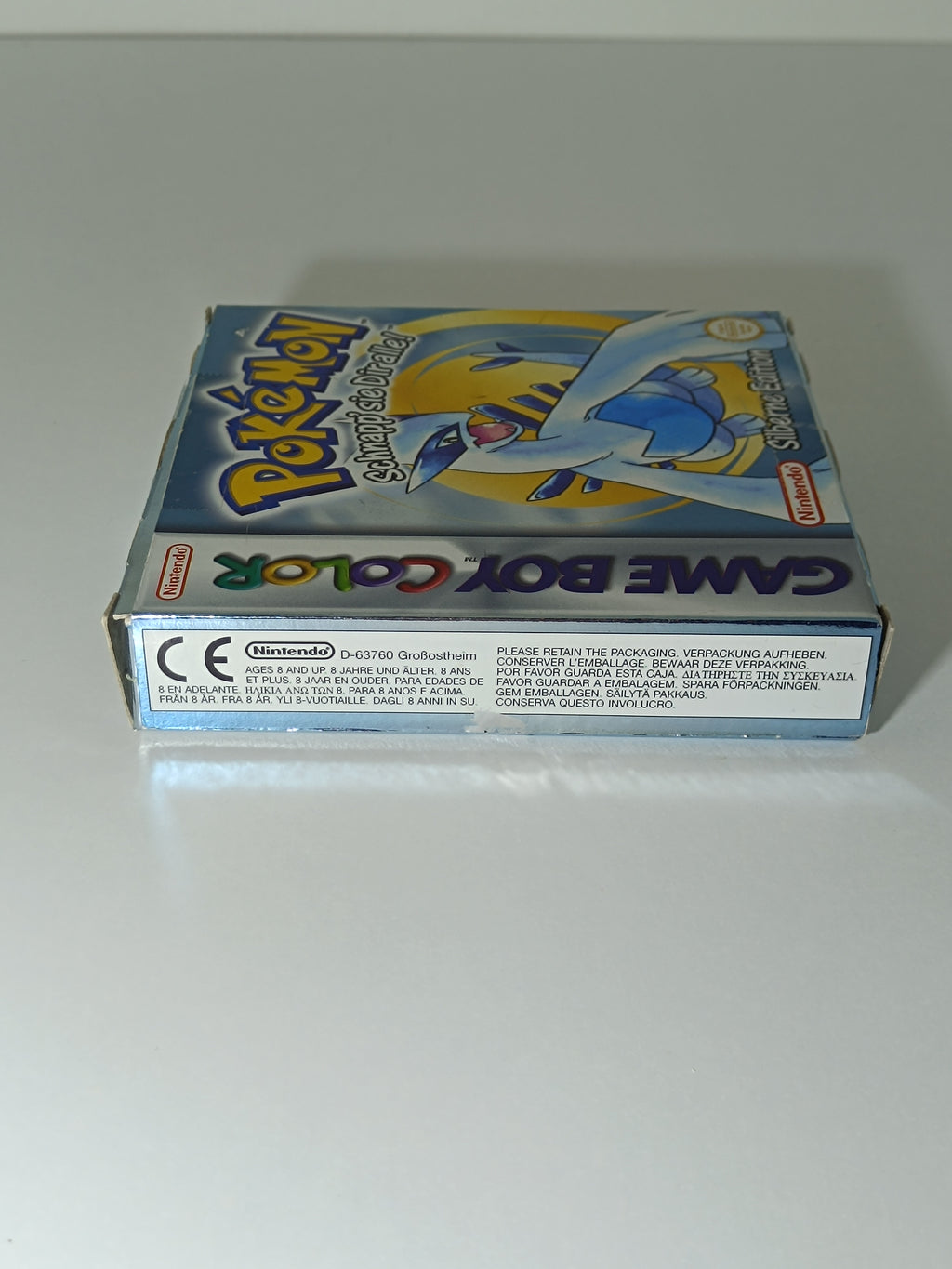 Pokemon Silberne Edition Game Boy Color - inkl. Verpackung & Anleitung