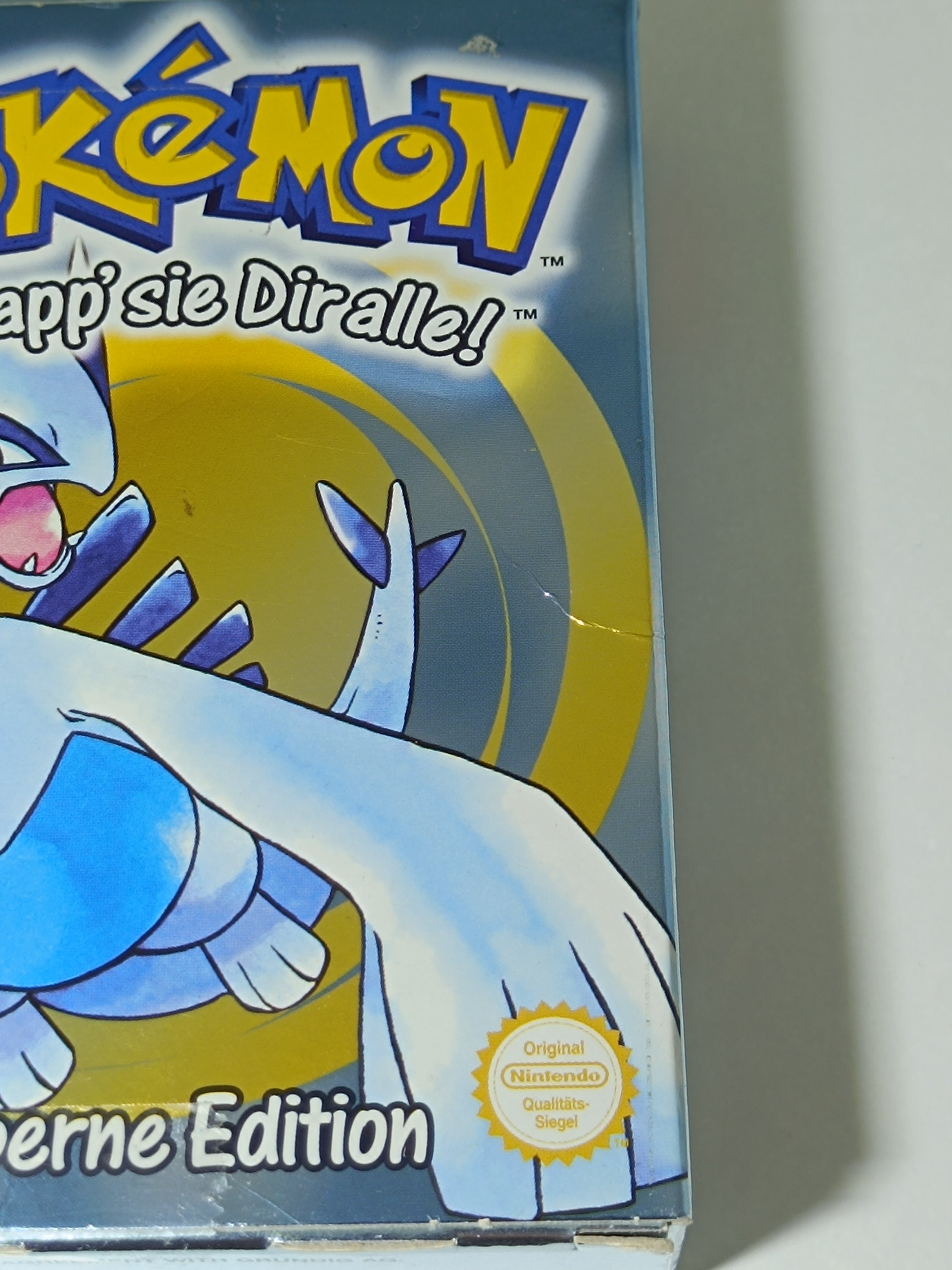 Pokemon Silberne Edition Game Boy Color - inkl. Verpackung & Anleitung