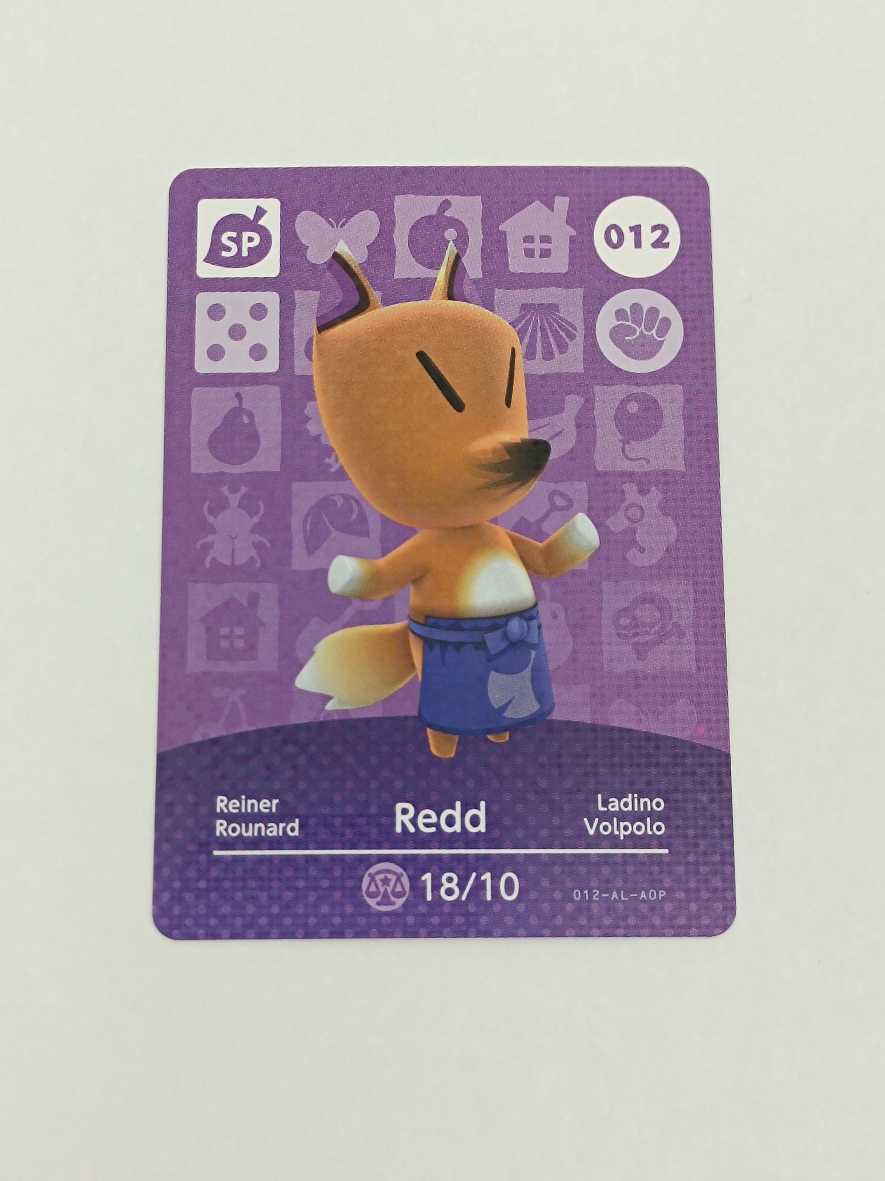 Amiibo Karte | 012 - Redd