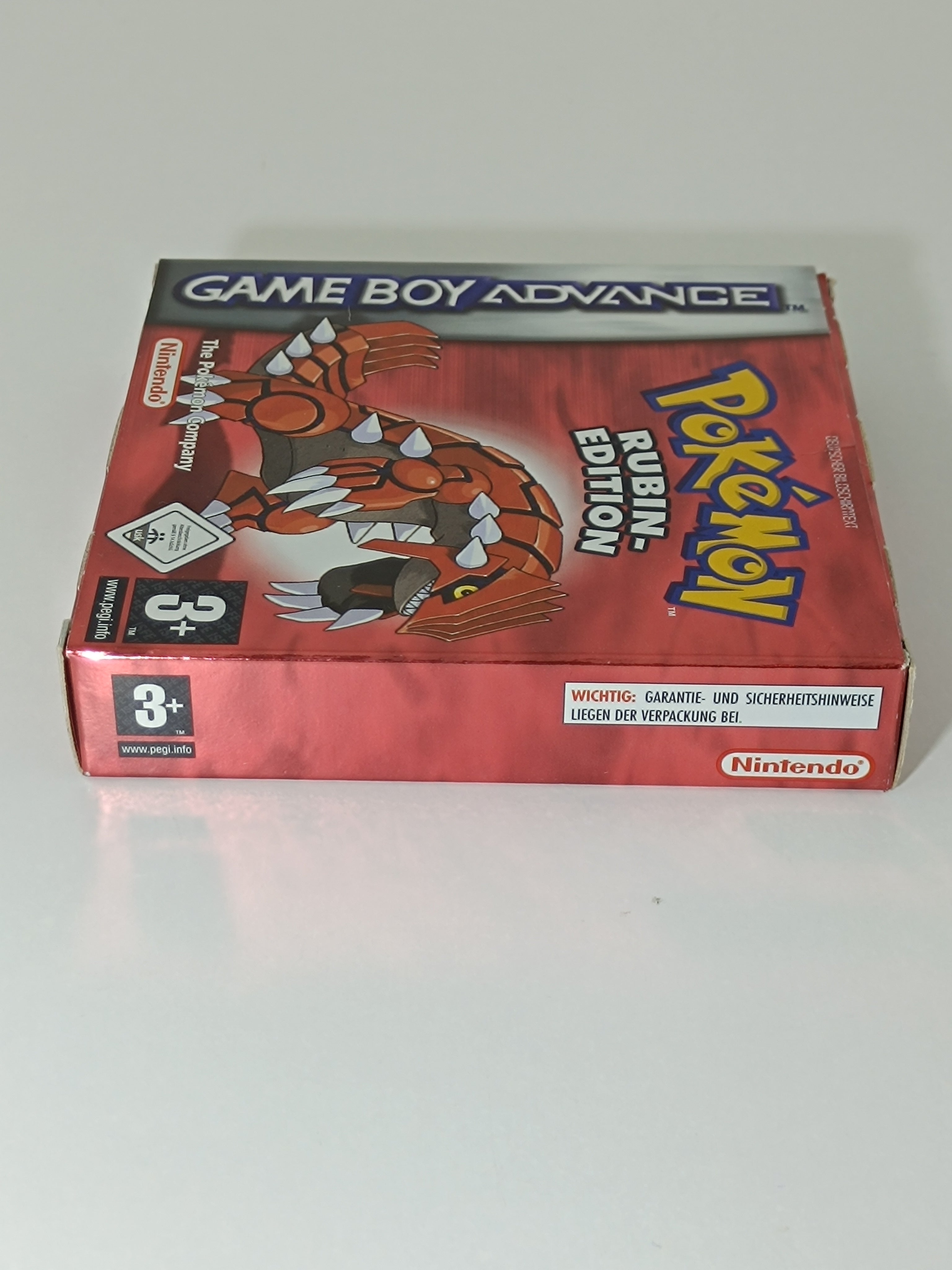 Pokemon Rubin Edition GBA - Leerhülle inkl. Anleitung & Inlay