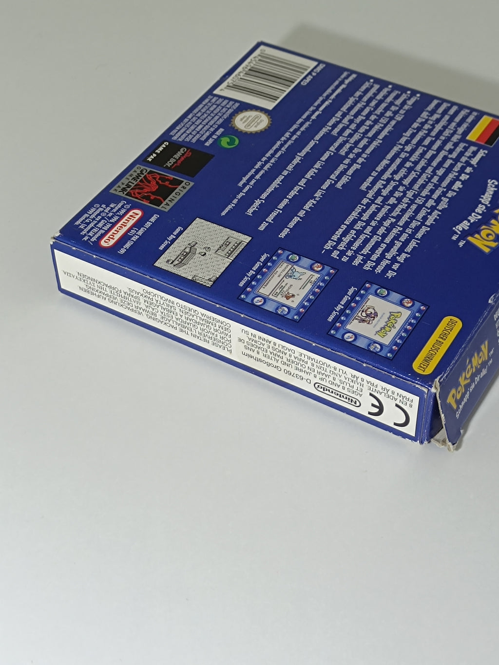 Pokemon Blaue Edition Game Boy - inkl. Verpackung