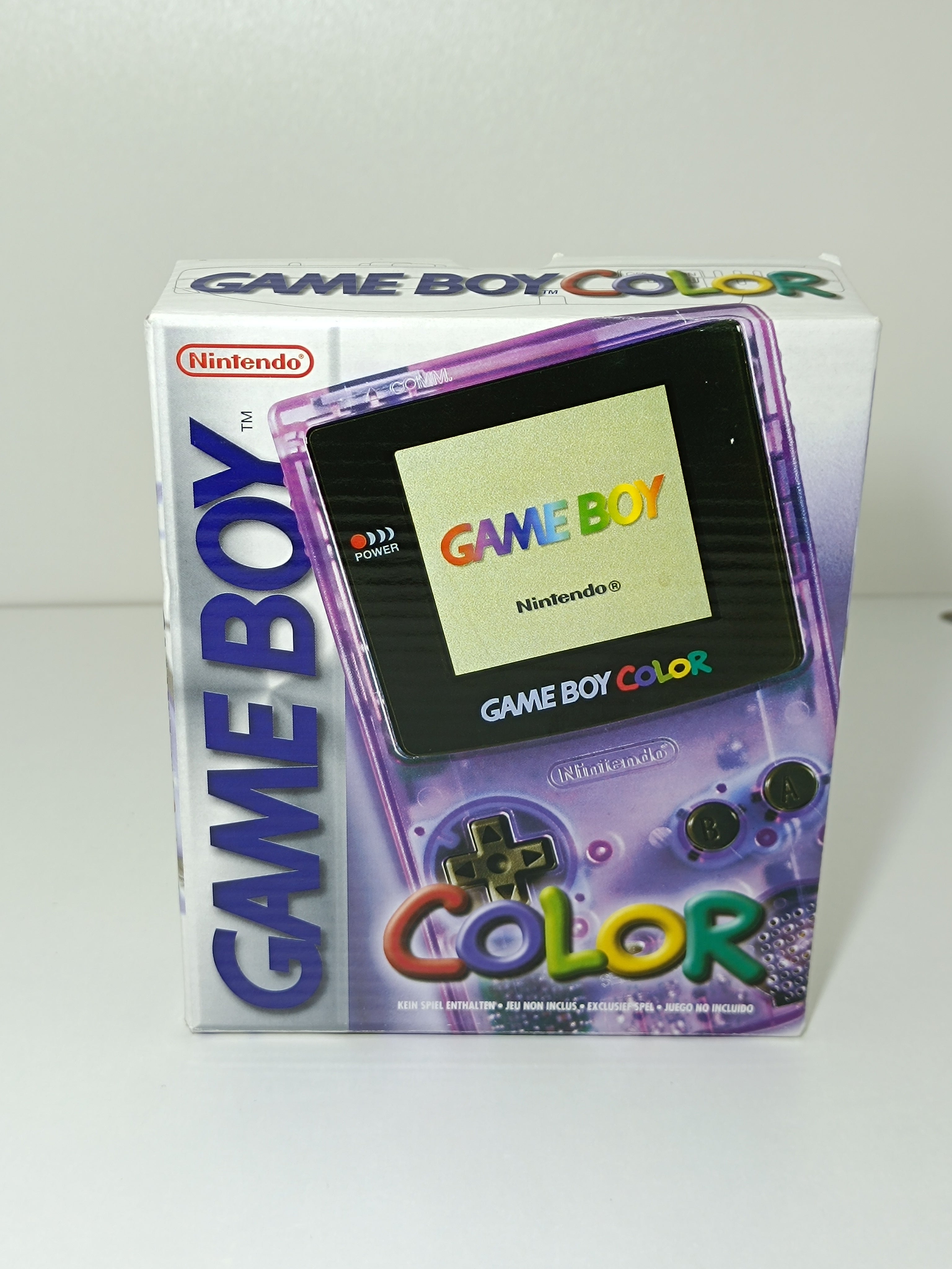 Game Boy Color - Transparent Purple - inkl. OVP