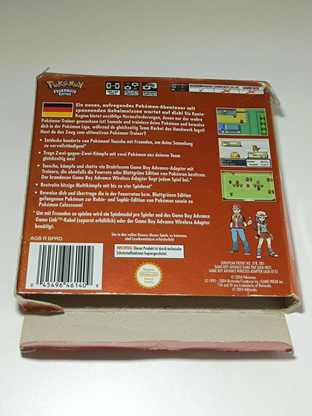 Pokemon Feuerrote Edition inkl. Verpackung