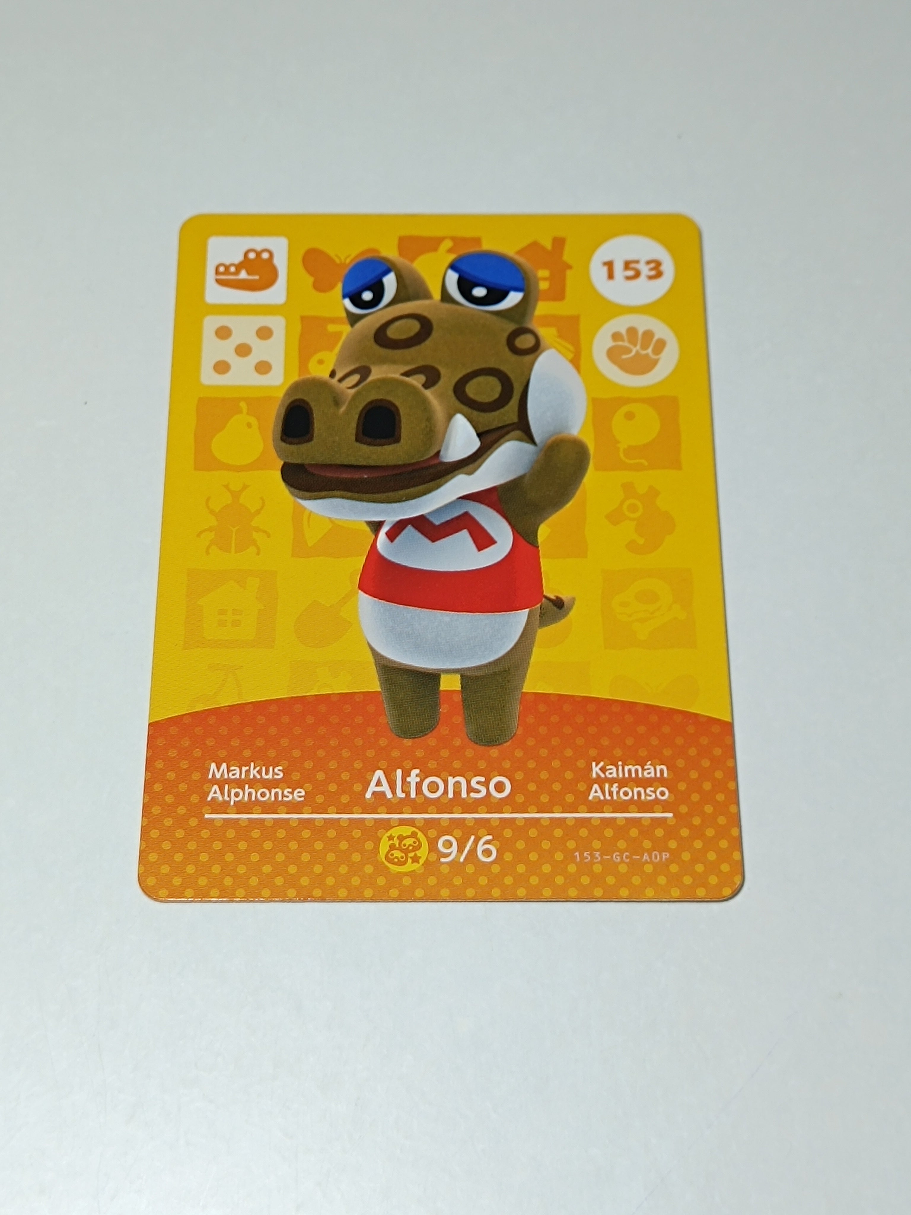 Amiibo Karte | 153 - Alfonso
