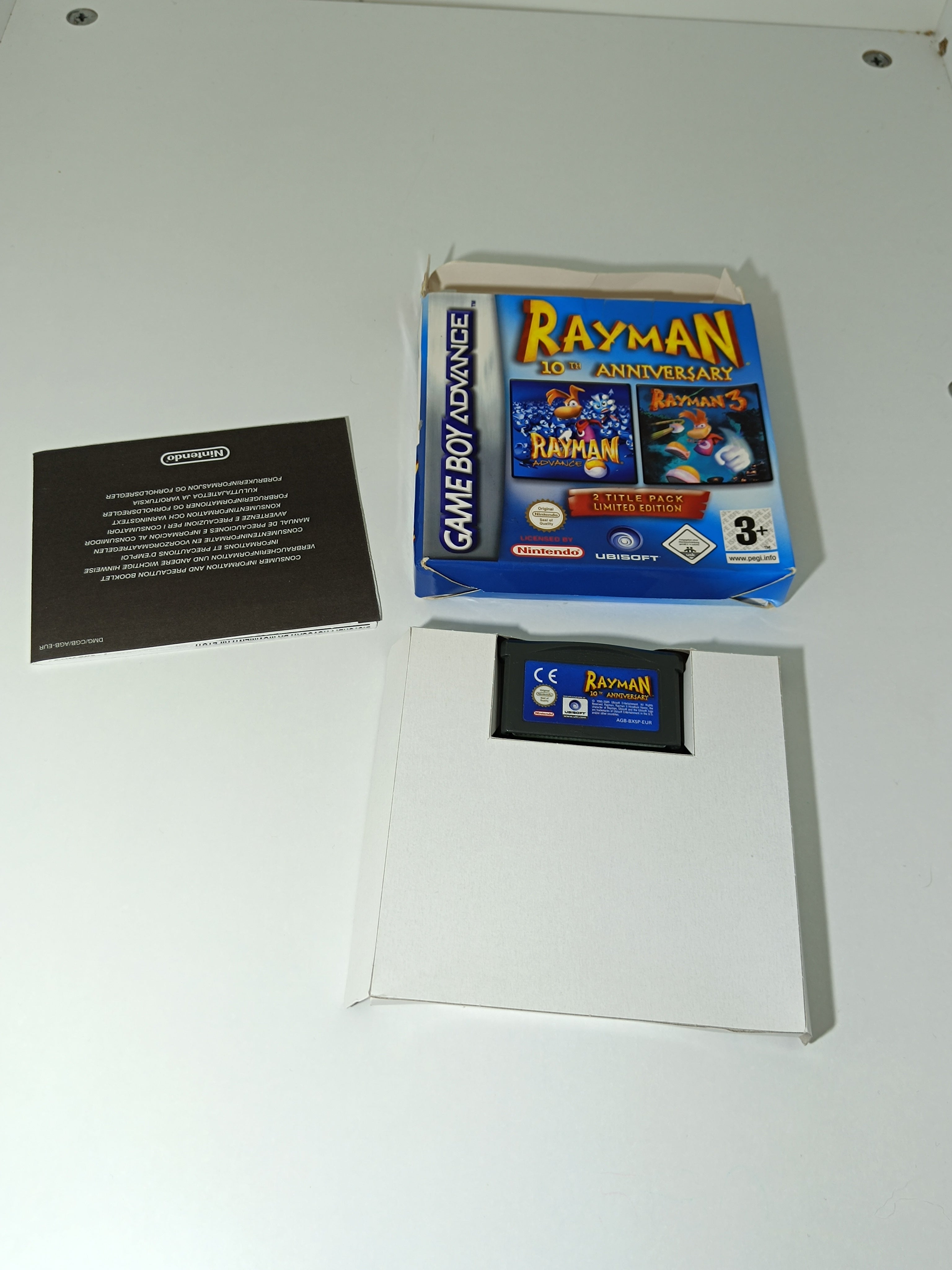 Rayman 10th Anniversary GBA - inkl. Verpackung & Inlay