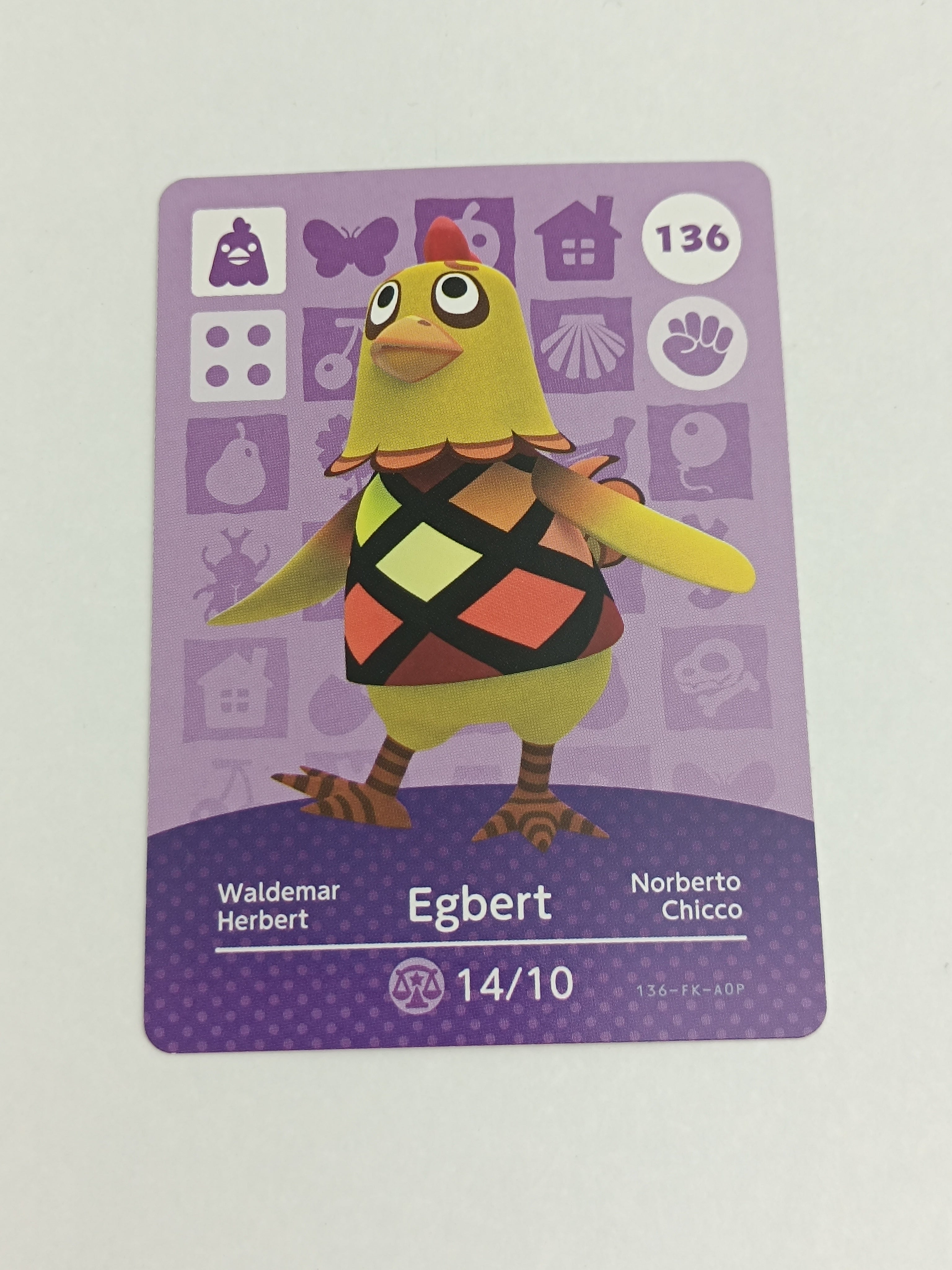 Amiibo Karte | 136 - Egbert