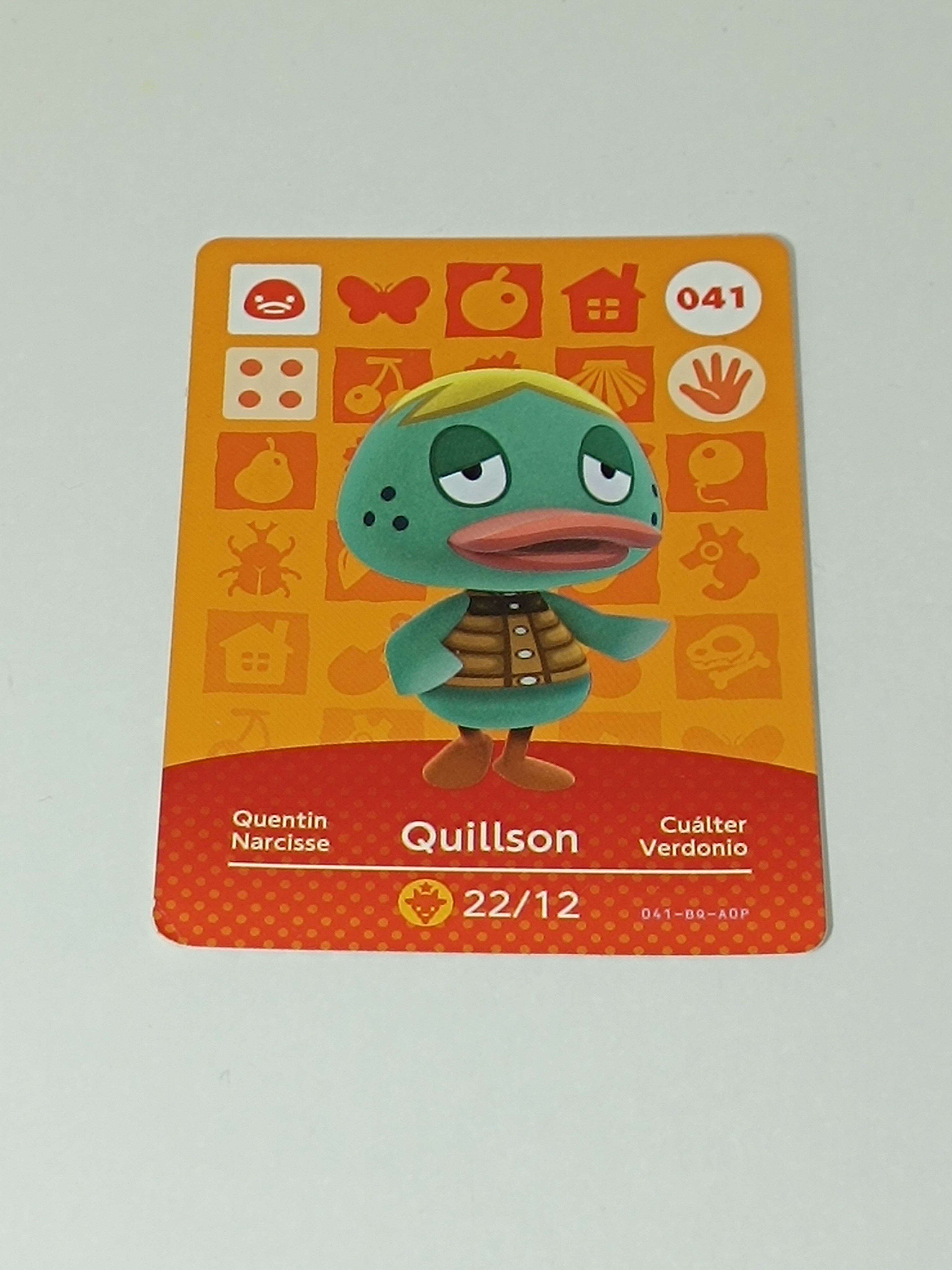 Amiibo Karte | 041 - Quillson