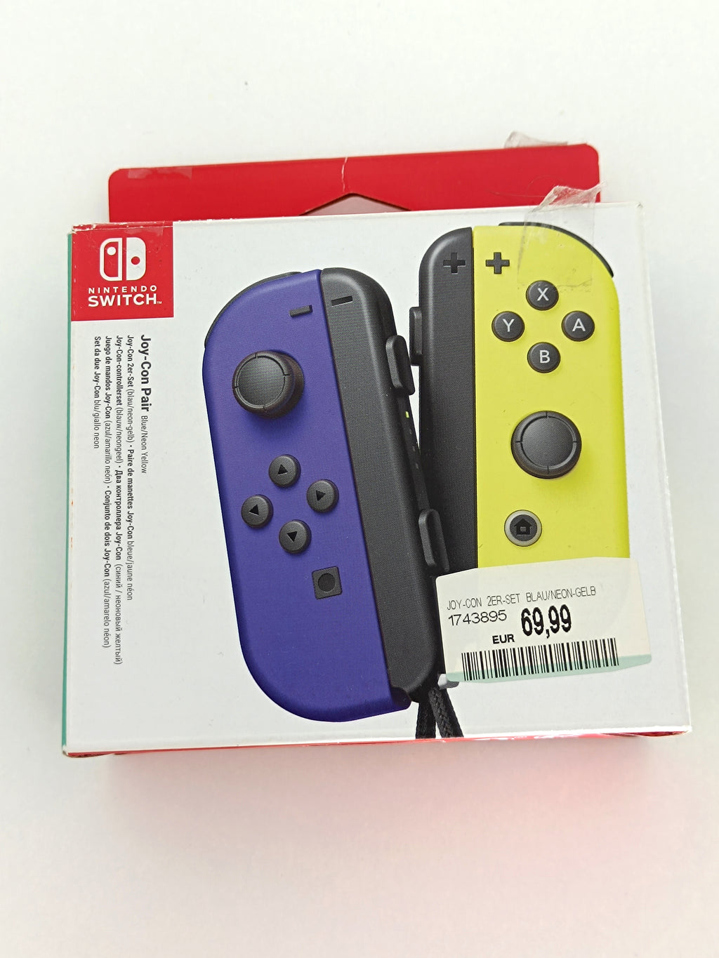 Nintendo Switch Joy-Con Paar mit  Verpackung [grau]