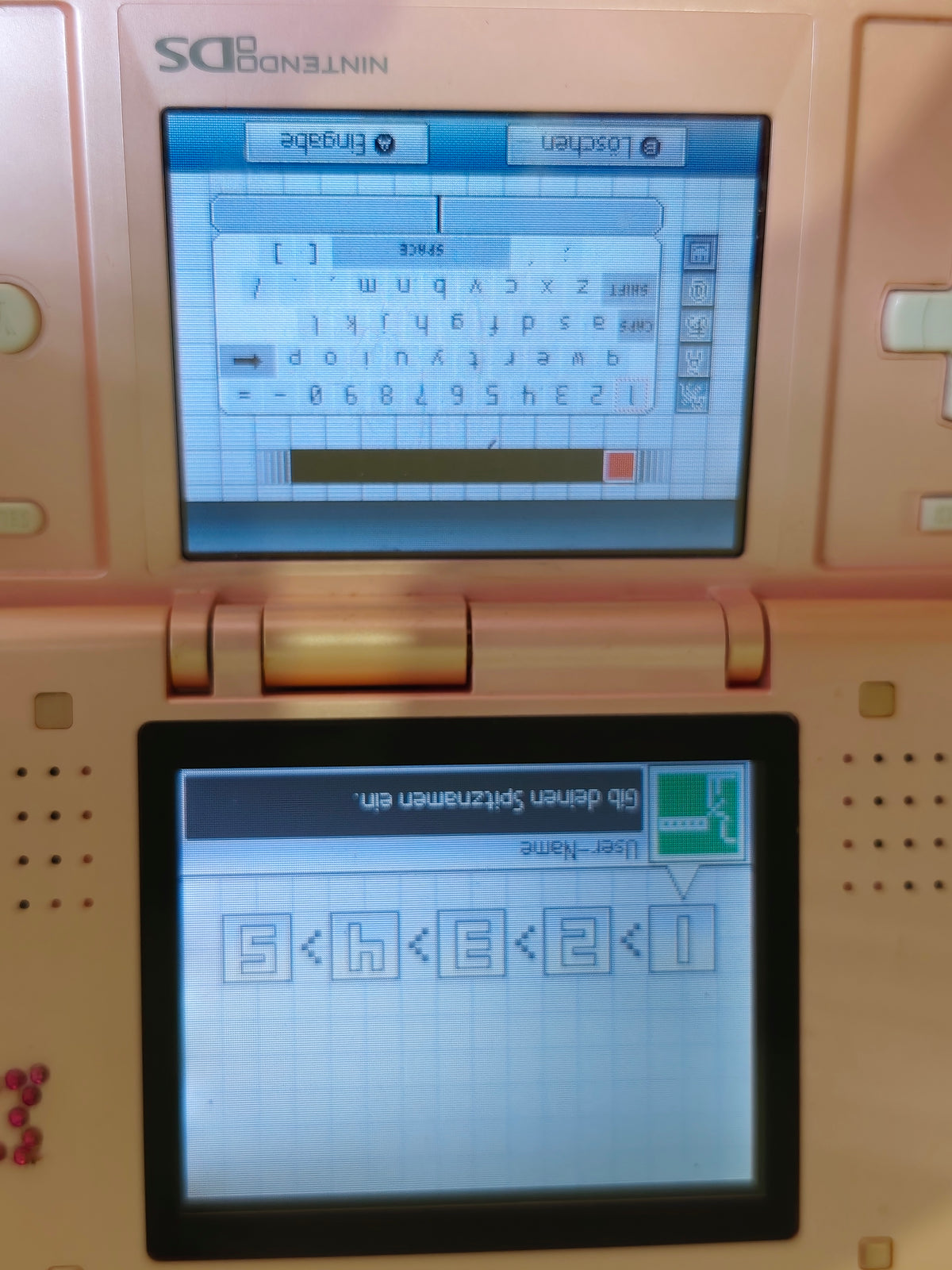 Nintendo DS - Pink - inkl. Originalverpackung - Nintendogs PAK (ohne Spiel)