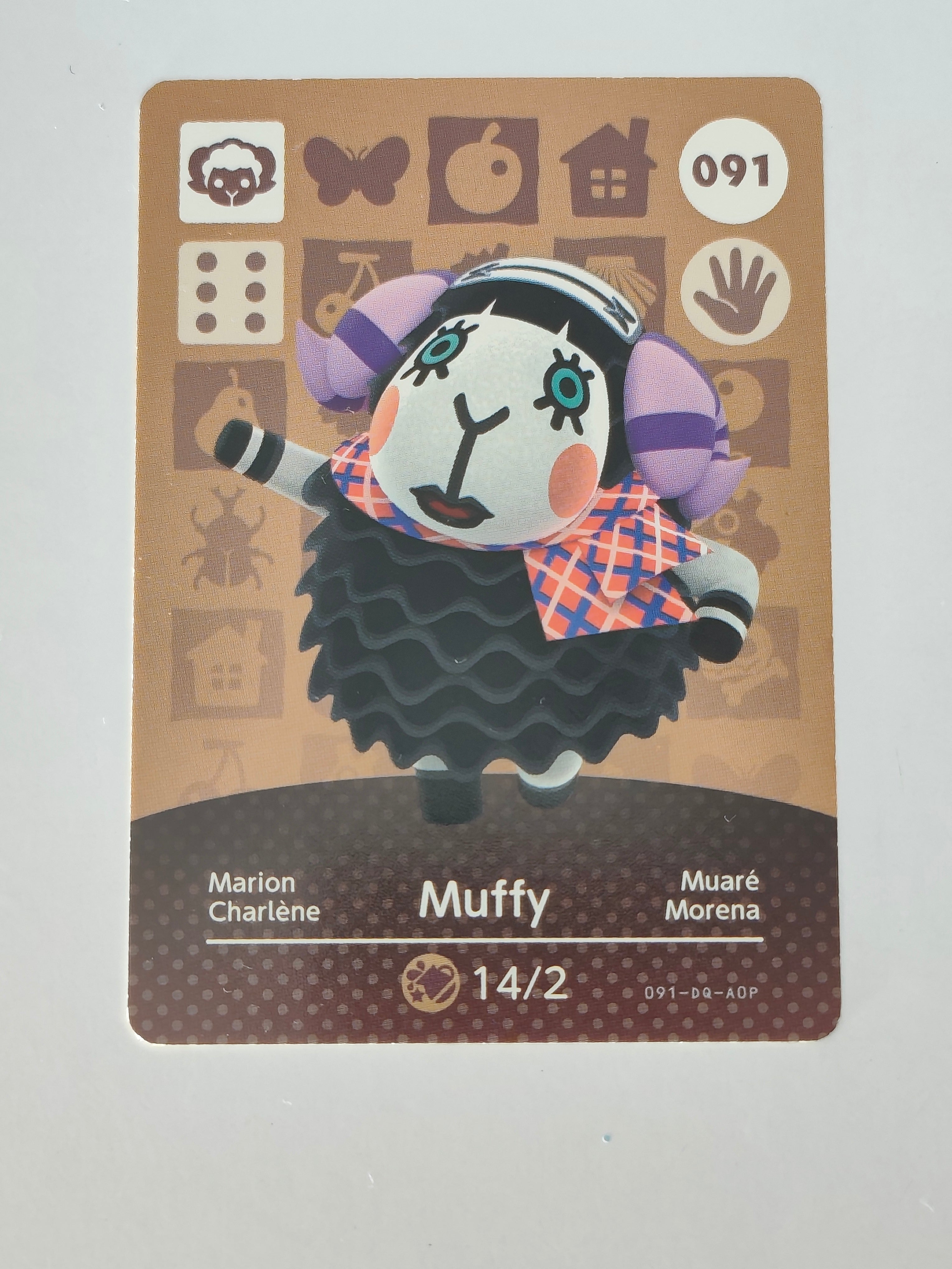Amiibo Karte | 091 - Muffy