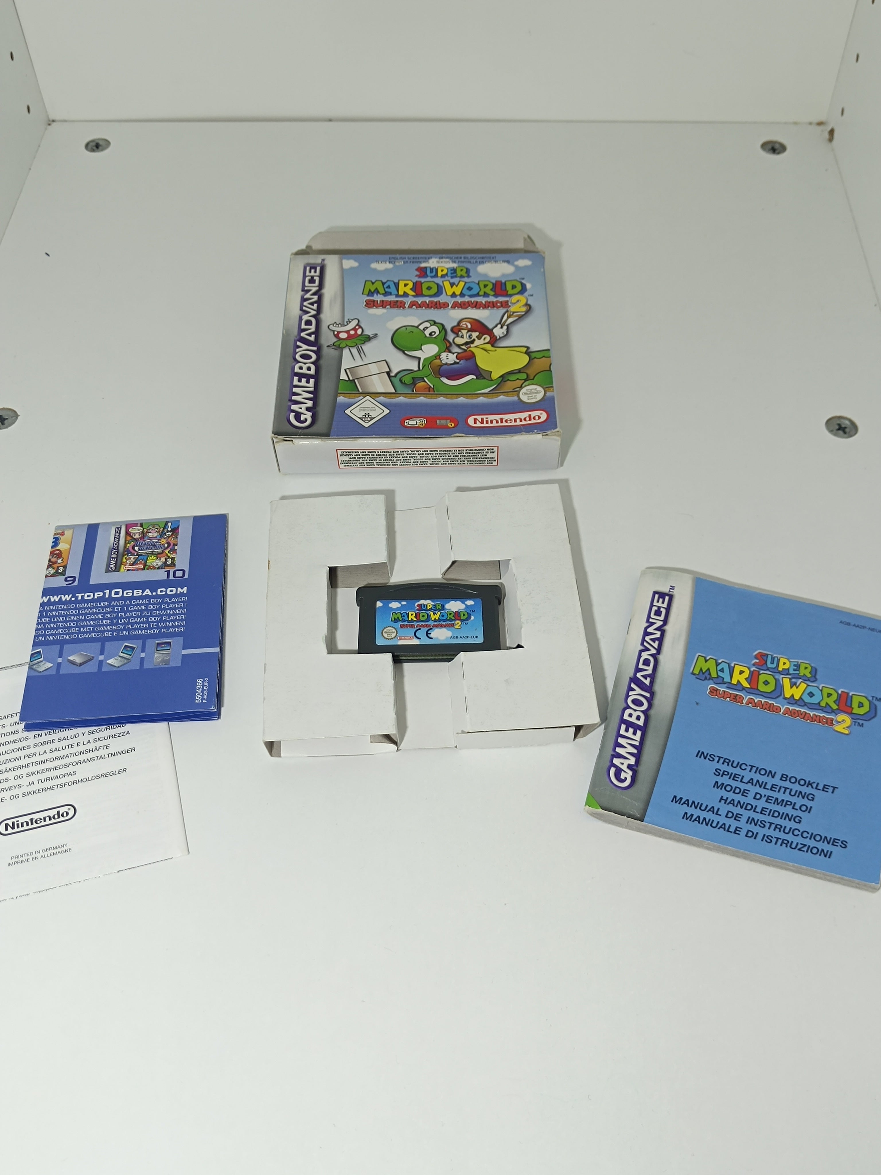 Super Mario World Super Mario Advance 2 GBA mit Verpackung & Anleitung