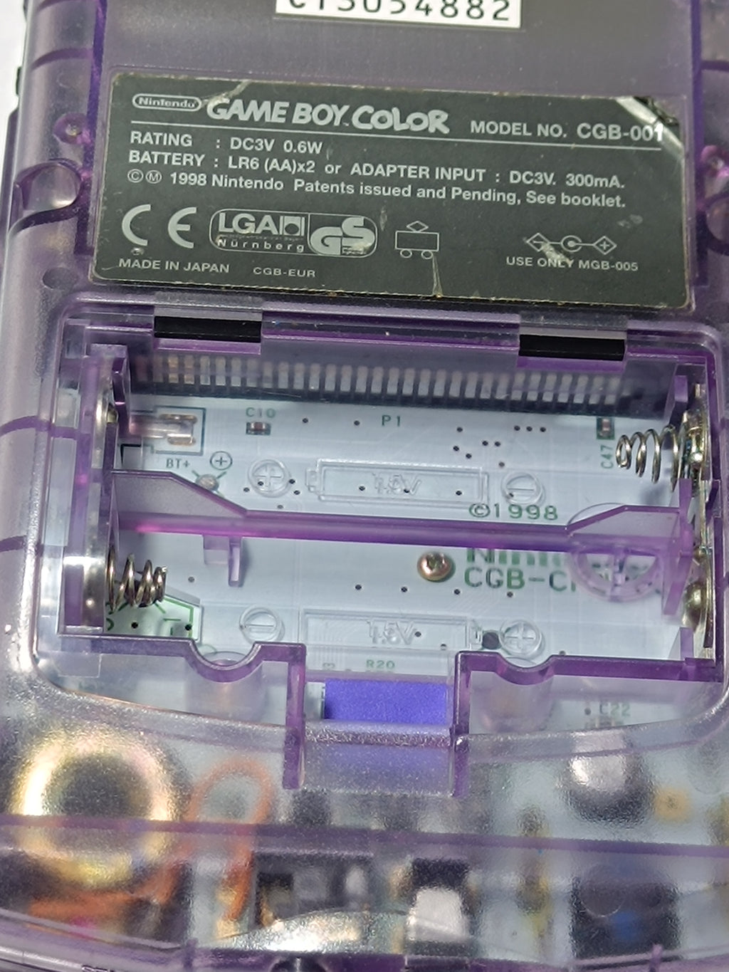Game Boy Color - Transparent Purple
