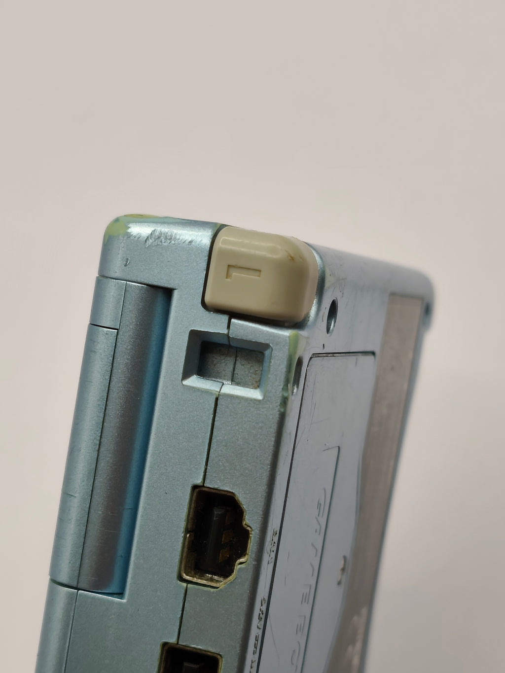 Game Boy Advance SP - Glacier Blue, inkl. Verpackung & Ladegerät