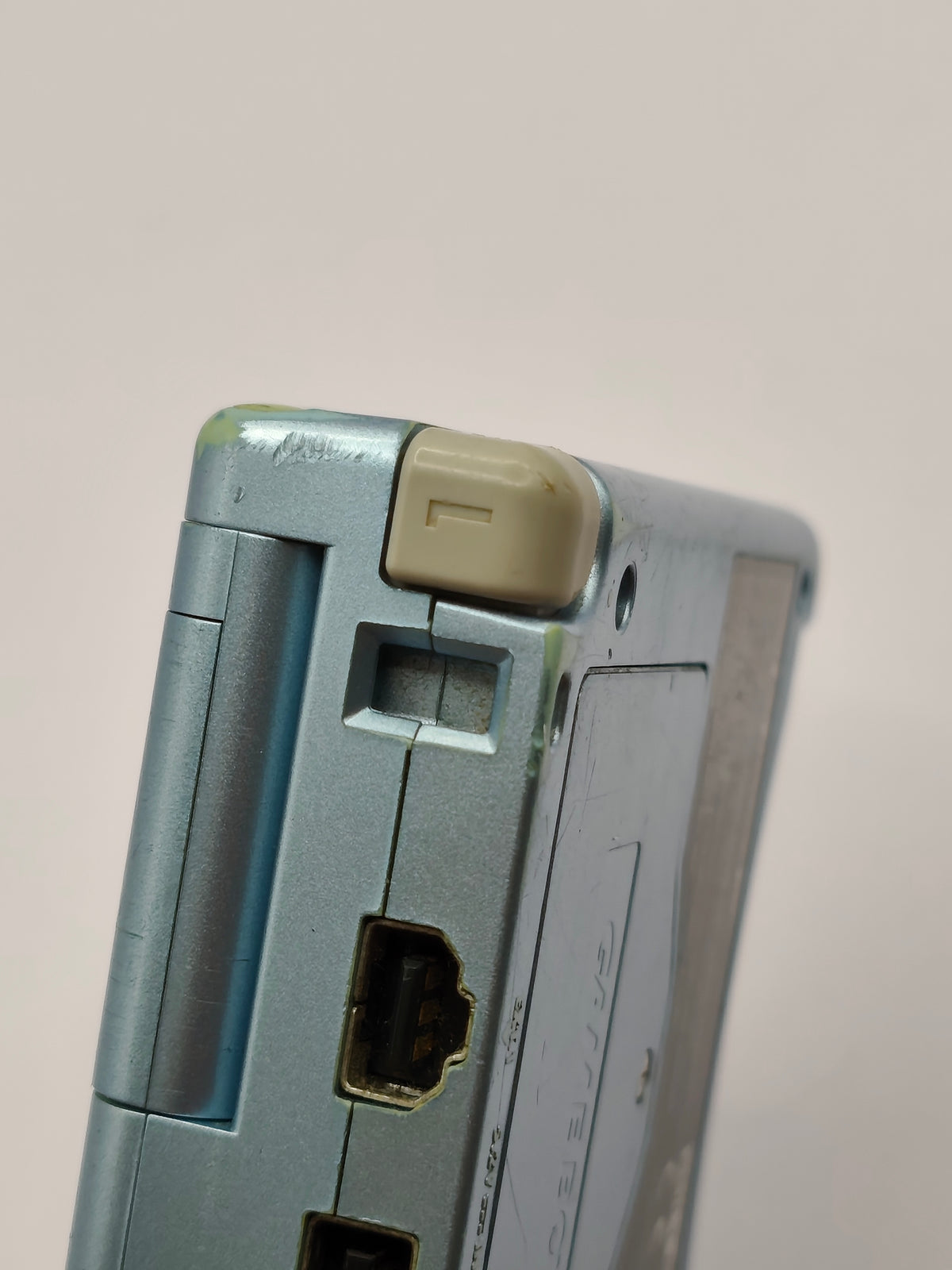 Game Boy Advance SP - Glacier Blue, inkl. Verpackung & Ladegerät