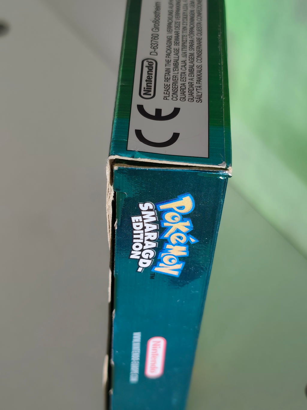 Pokemon Smaragd Edition - Leerhülle mit Anleitung, Inlay & VIP Code