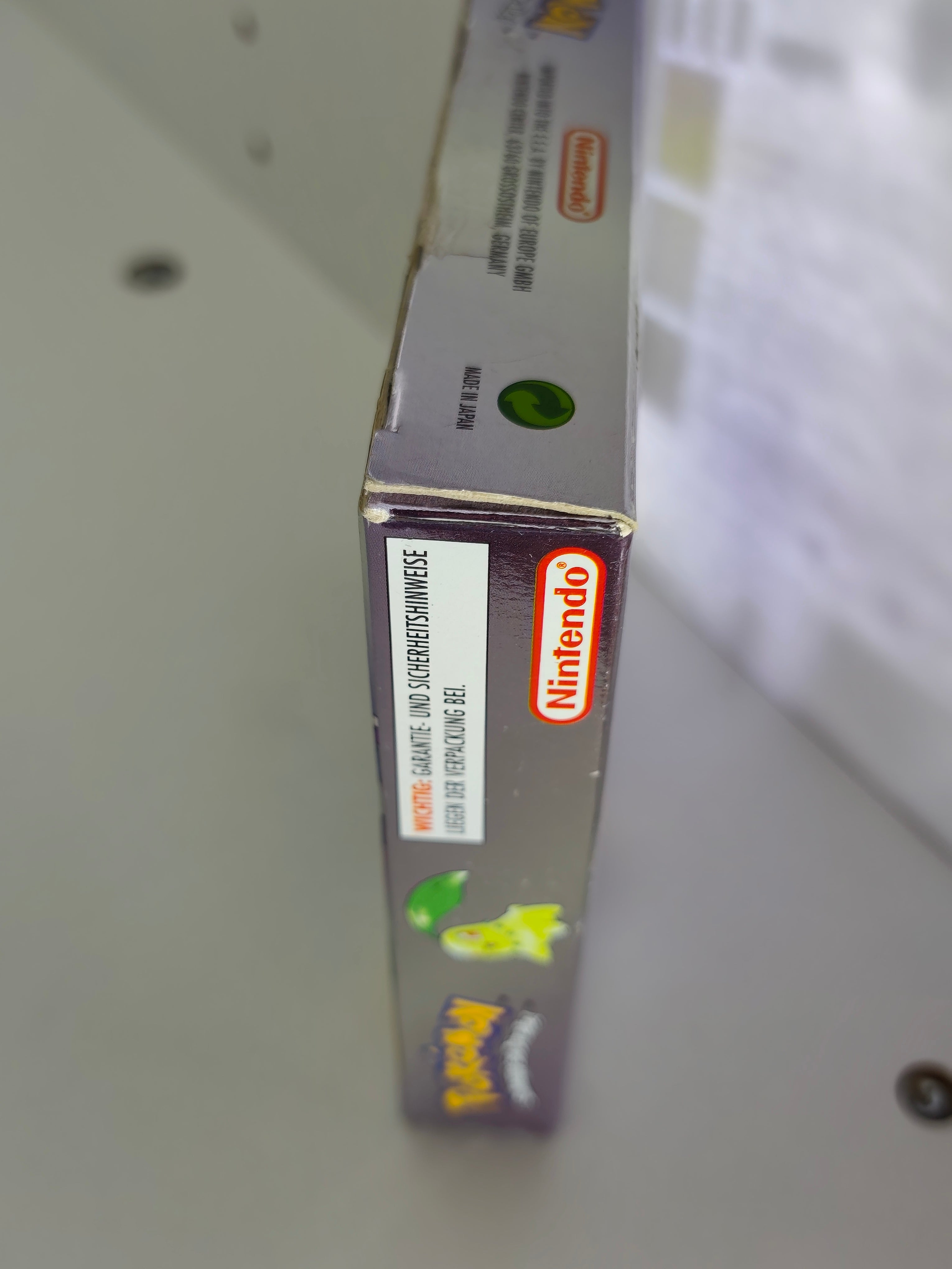 Pokemon Kristall Edition - Leerhülle mit Anleitung