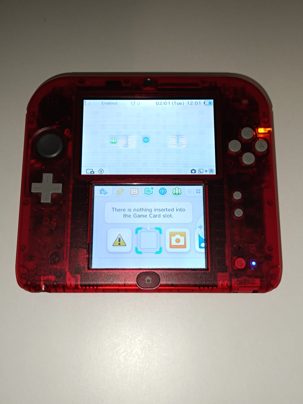 Nintendo 2DS Konsole - Pokemon Omega Rubin Design