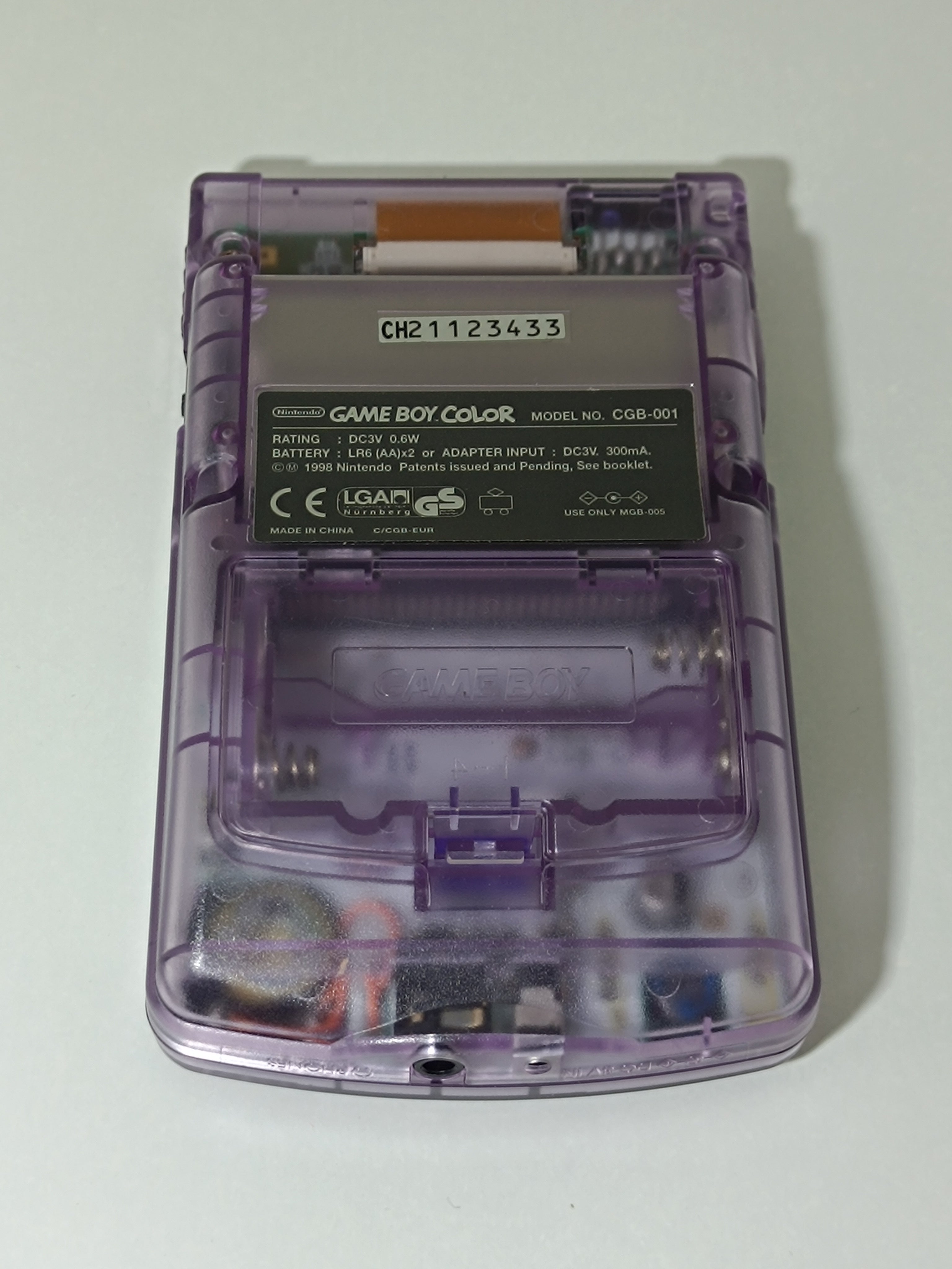 Game Boy Color - Transparent Purple - inkl. OVP