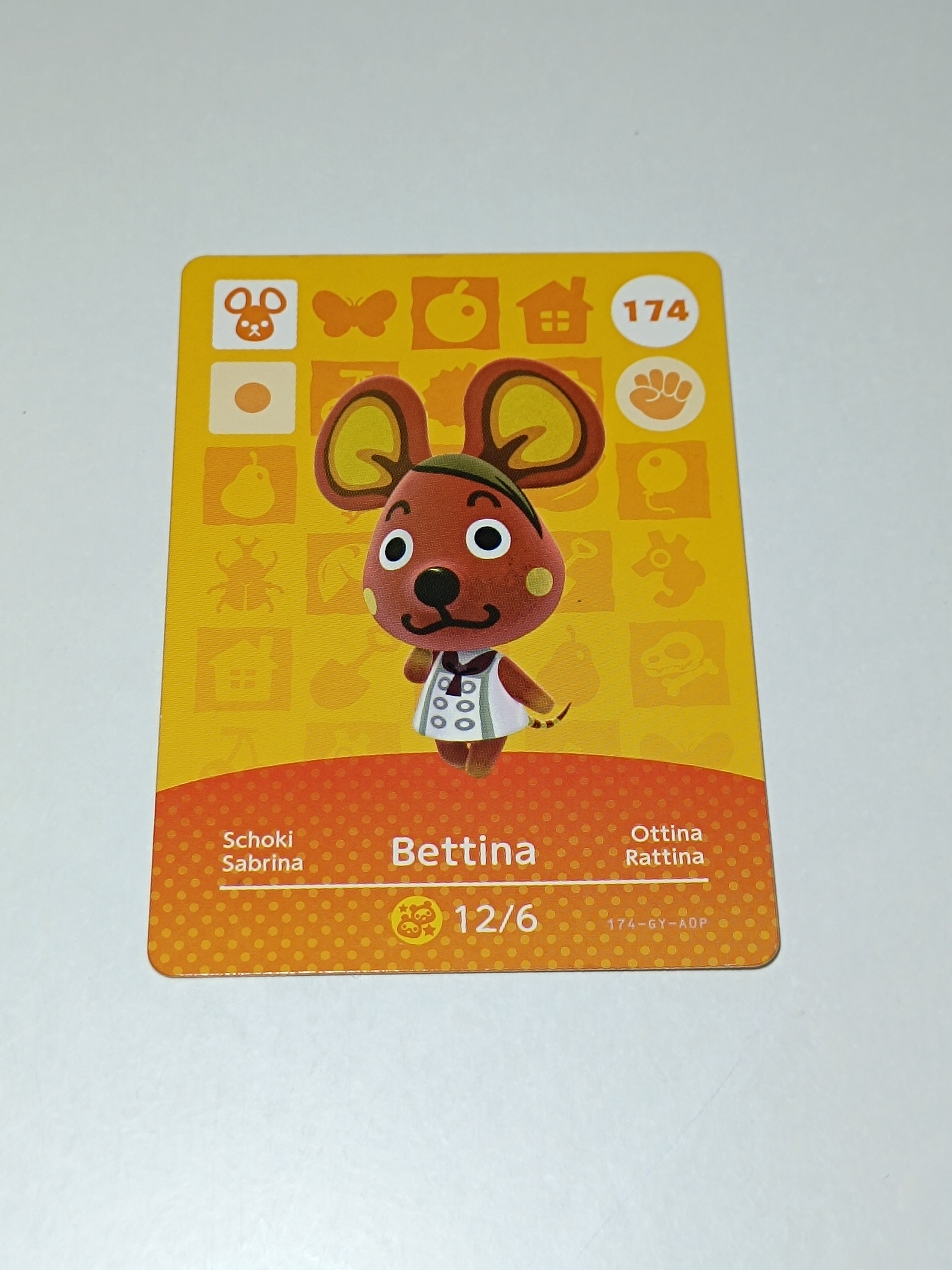 Amiibo Karte | 174 - Bettina