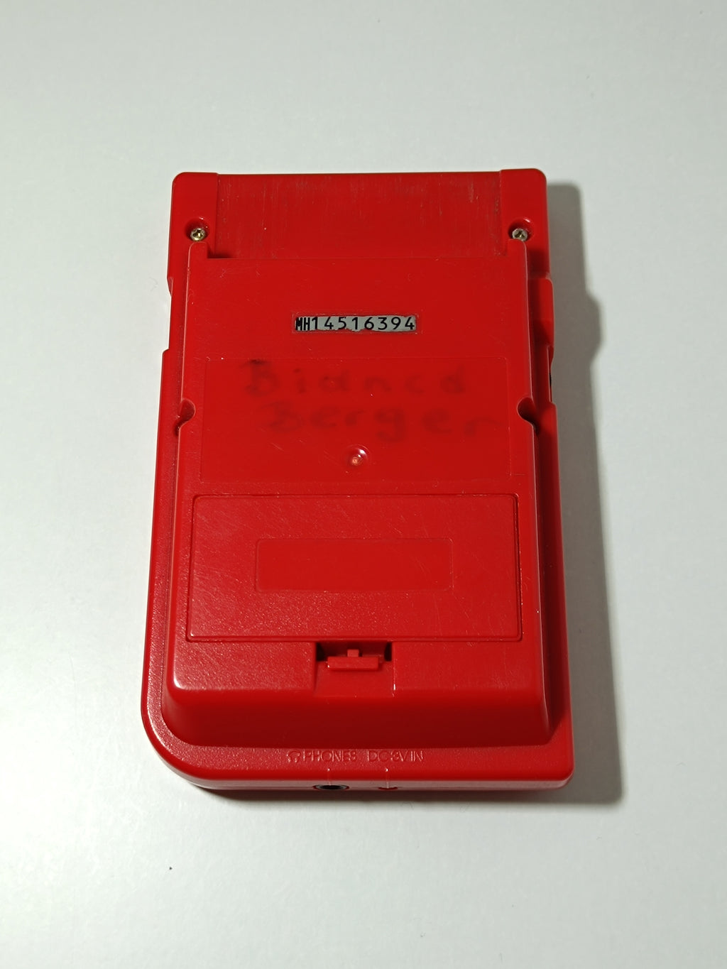 Game Boy Pocket - Rot - inkl. Plastik Case
